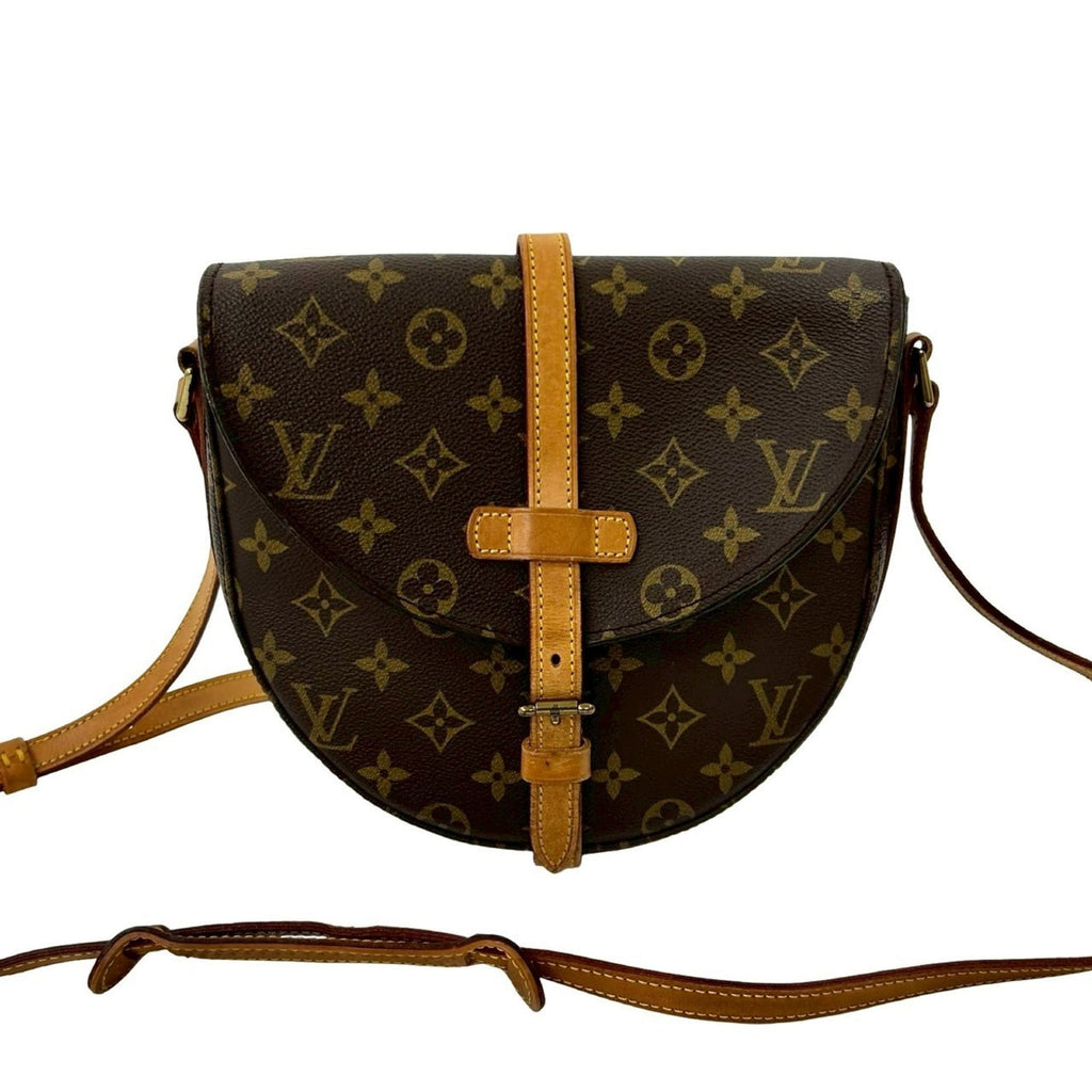 Louis Vuitton Brown Leather Pvc Pochette Shoulder Bag