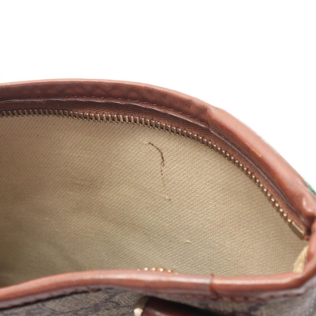 Gucci Beige Brown Pvc Leather Handbag Shoulder Bag (Pre-Owned)