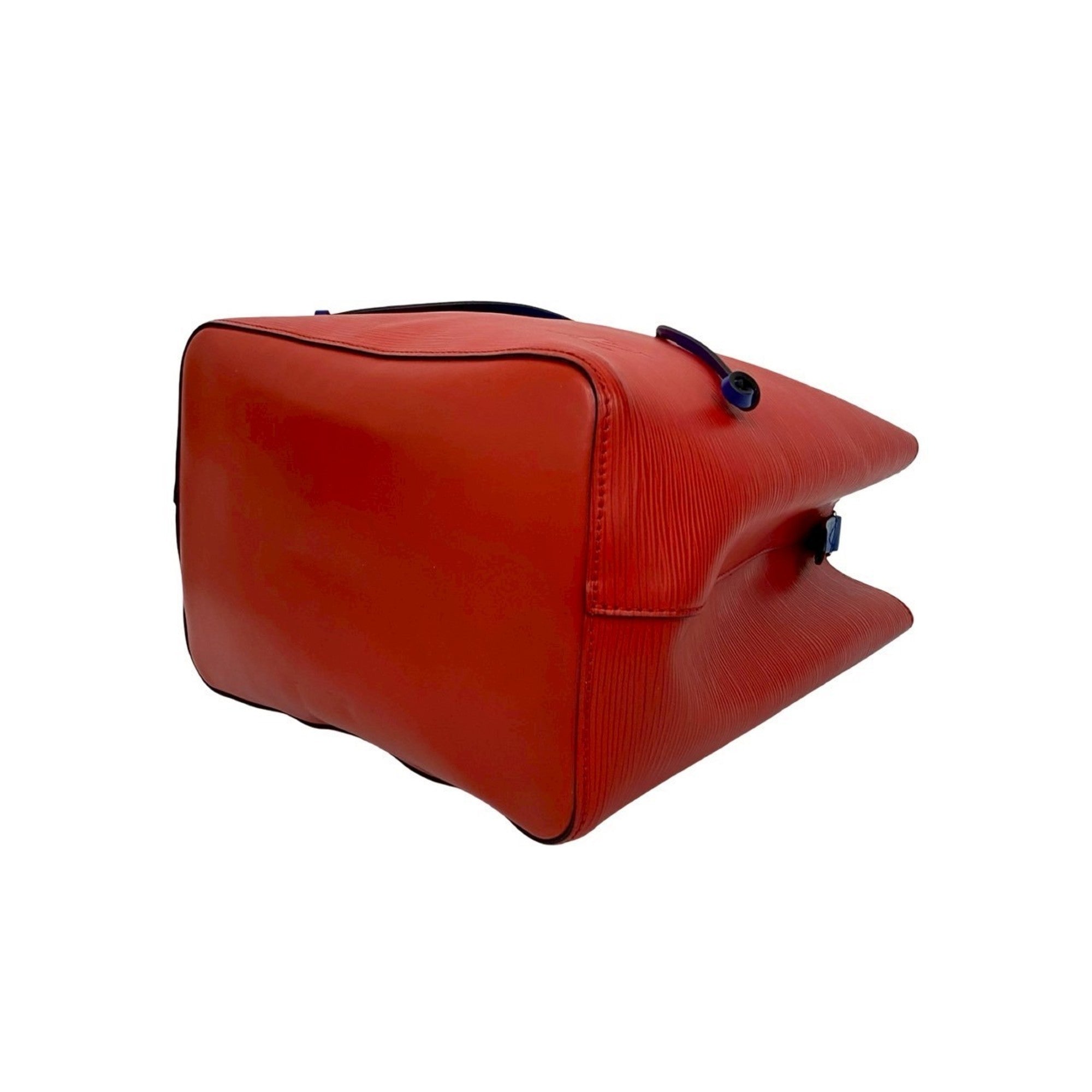 Louis Vuitton Blue Red Color Leather Handbag Shoulder Bag