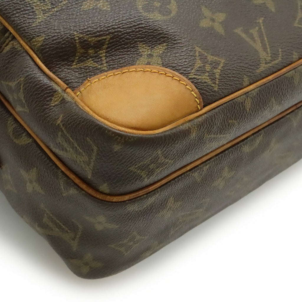 Louis Vuitton Black Brown Monogram Monogram Shoulder Bag