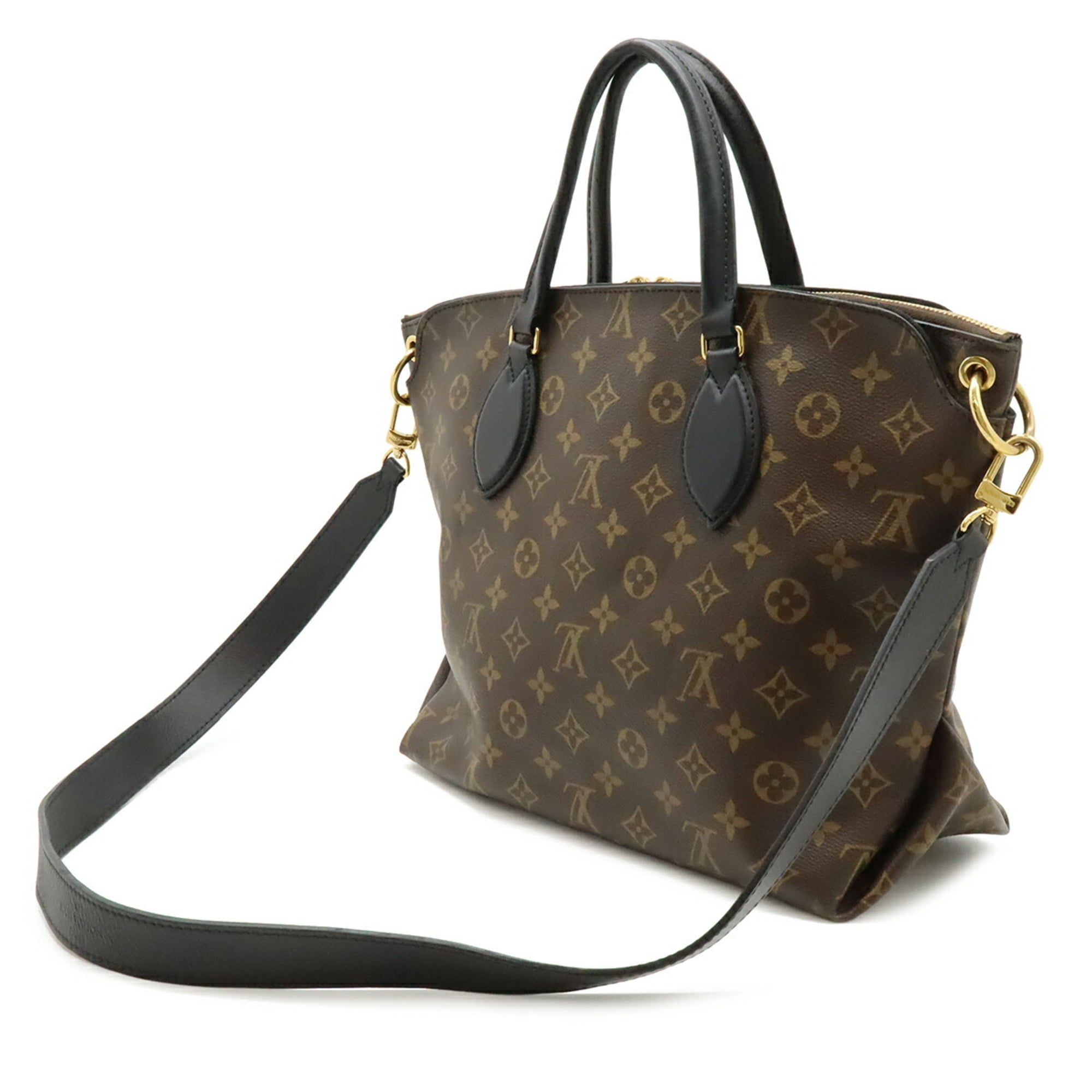 Louis Vuitton Black Monogram Noir Monogram Pvc Leather Coated Canvas Shoulder Bag Tote Bag