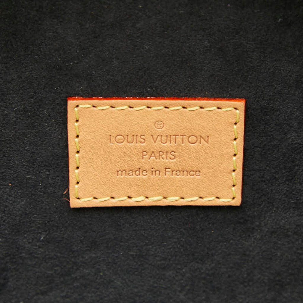 Louis Vuitton Brown Pvc Leather Shoulder Bag Vanity Bag