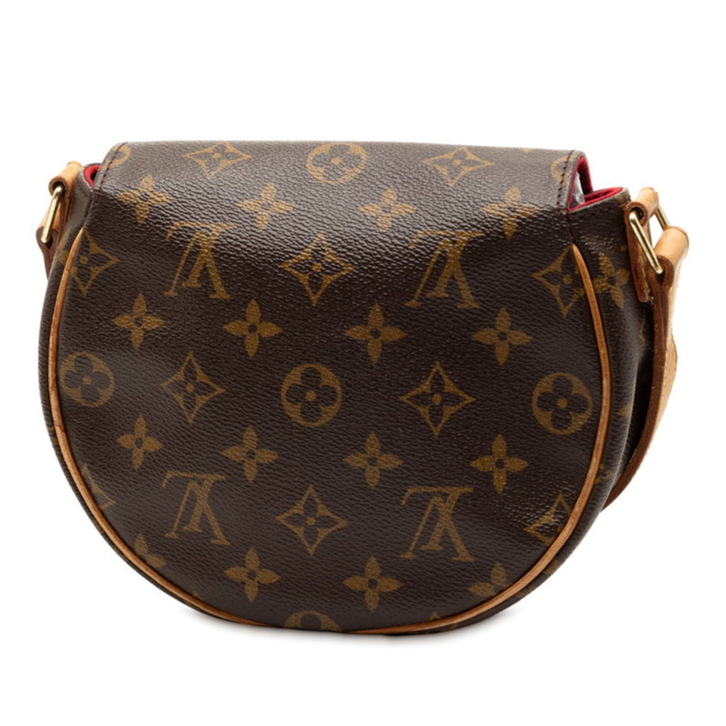 Louis Vuitton Brown Pvc Leather Shoulder Bag