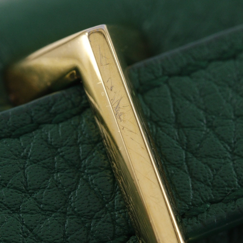 Bottega Veneta Green Leather Shoulder Bag