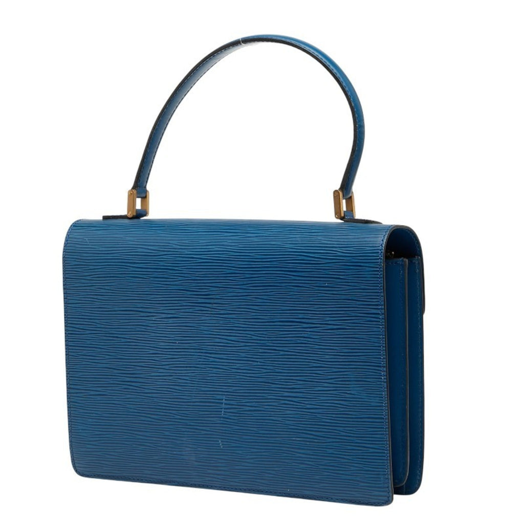 Louis Vuitton Epi Toledo Blue Leather Handbag