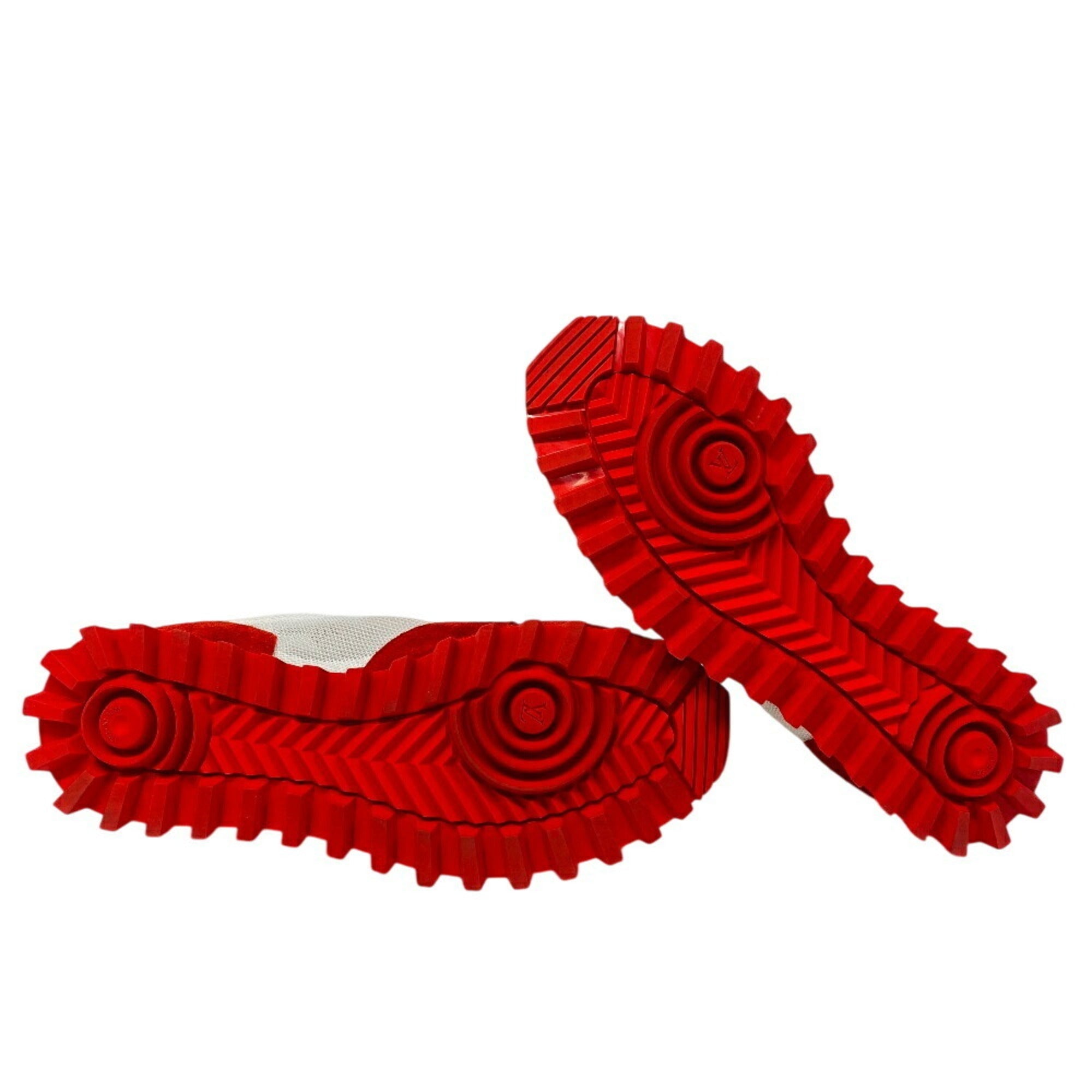 Louis Vuitton Red Color White Sneakers