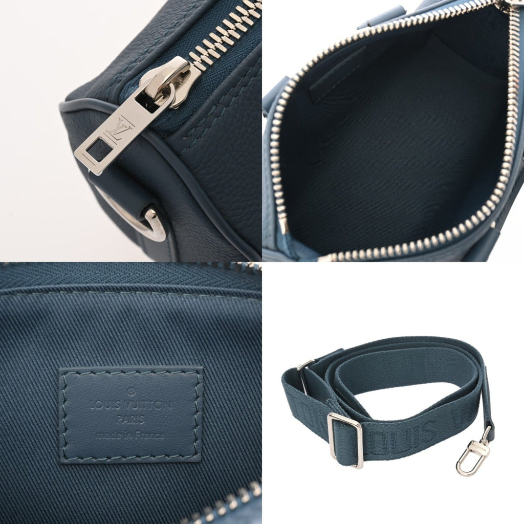 Louis Vuitton Blue Leather Handbag