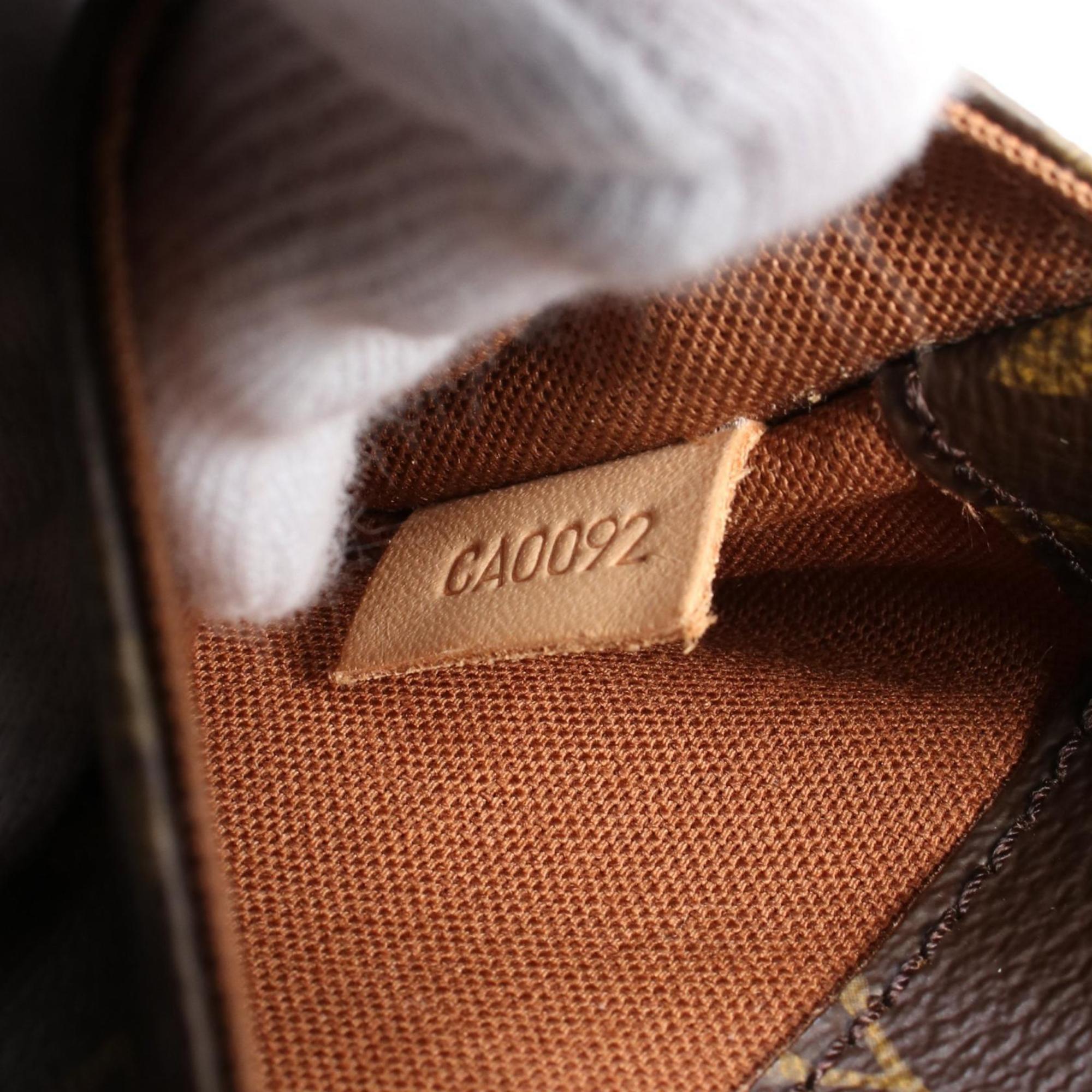 Louis Vuitton Brown Coated Canvas Leather Fanny Pack