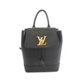 Louis Vuitton Black Leather Backpack