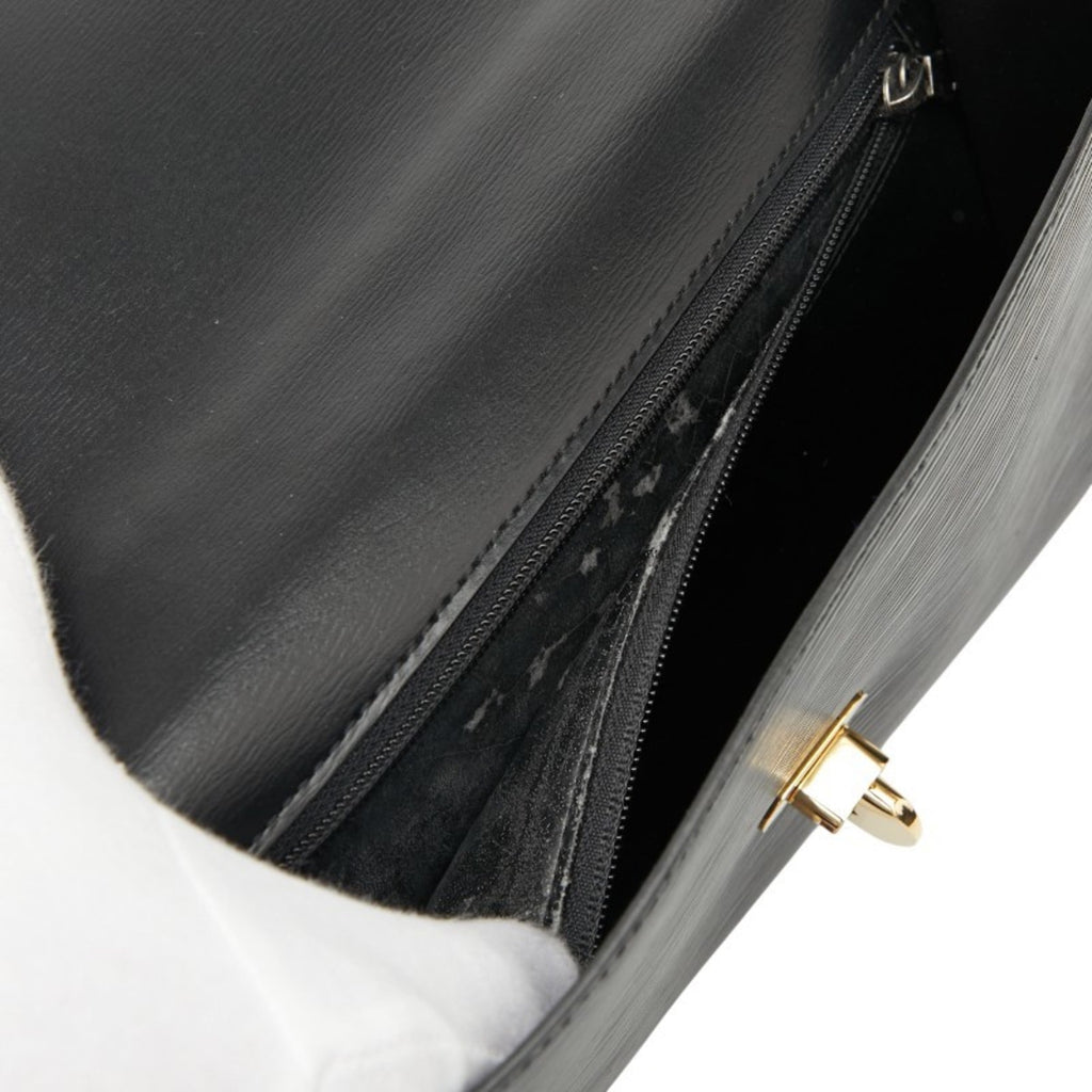 Louis Vuitton Black Noir Leather Shoulder Bag