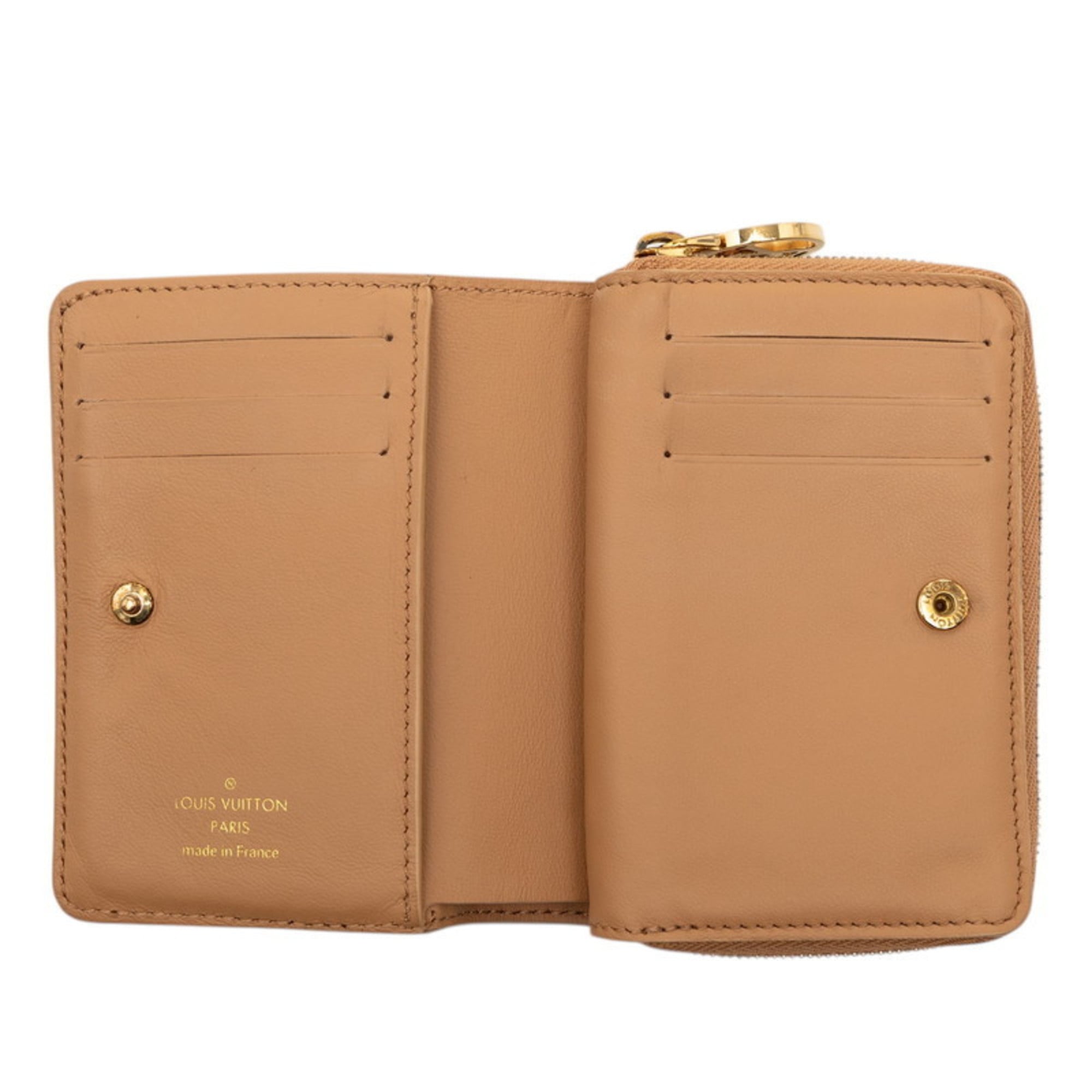 Louis Vuitton Brown Camel Leather Wallet