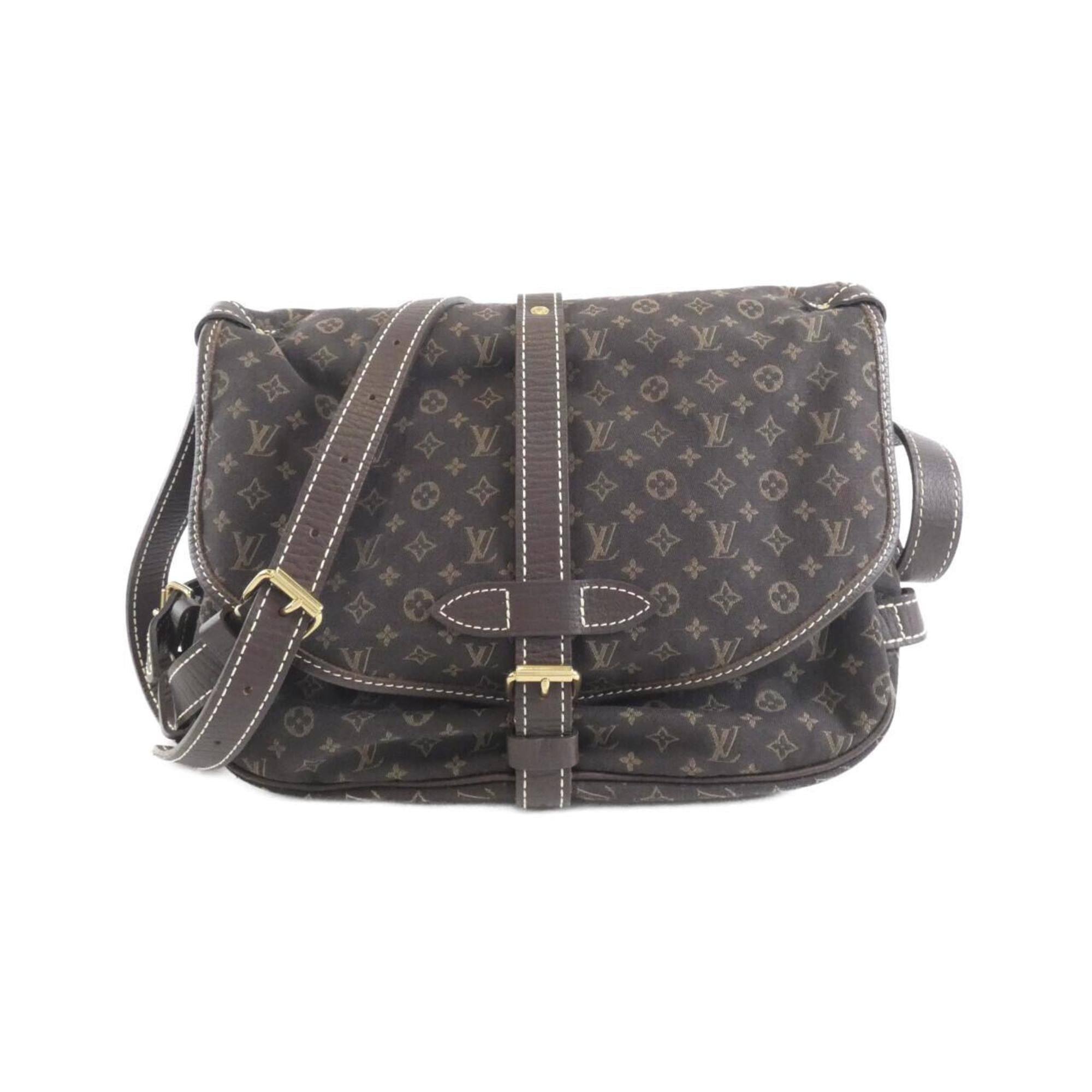 Louis Vuitton Monogram Mini Lin Ebene Canvas Shoulder Bag
