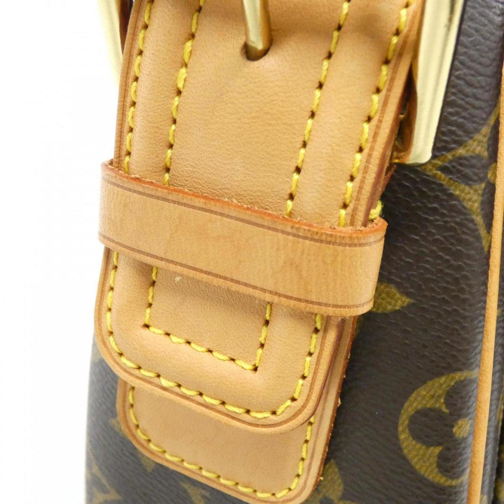 Louis Vuitton Monogram Brown Coated Canvas Shoulder Bag