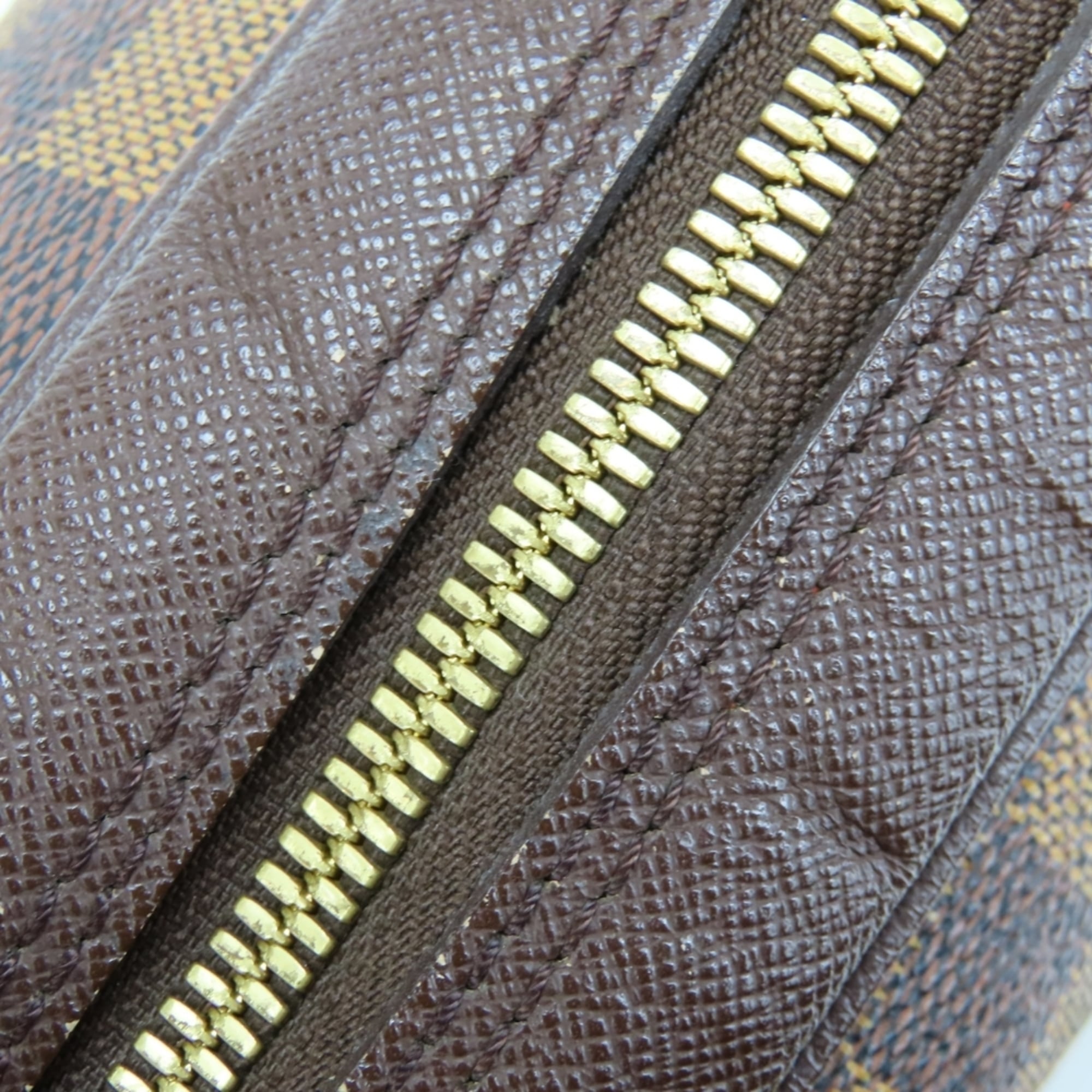 Louis Vuitton Brown Damier Canvas Ebene Damier Canvas Leather Handbag