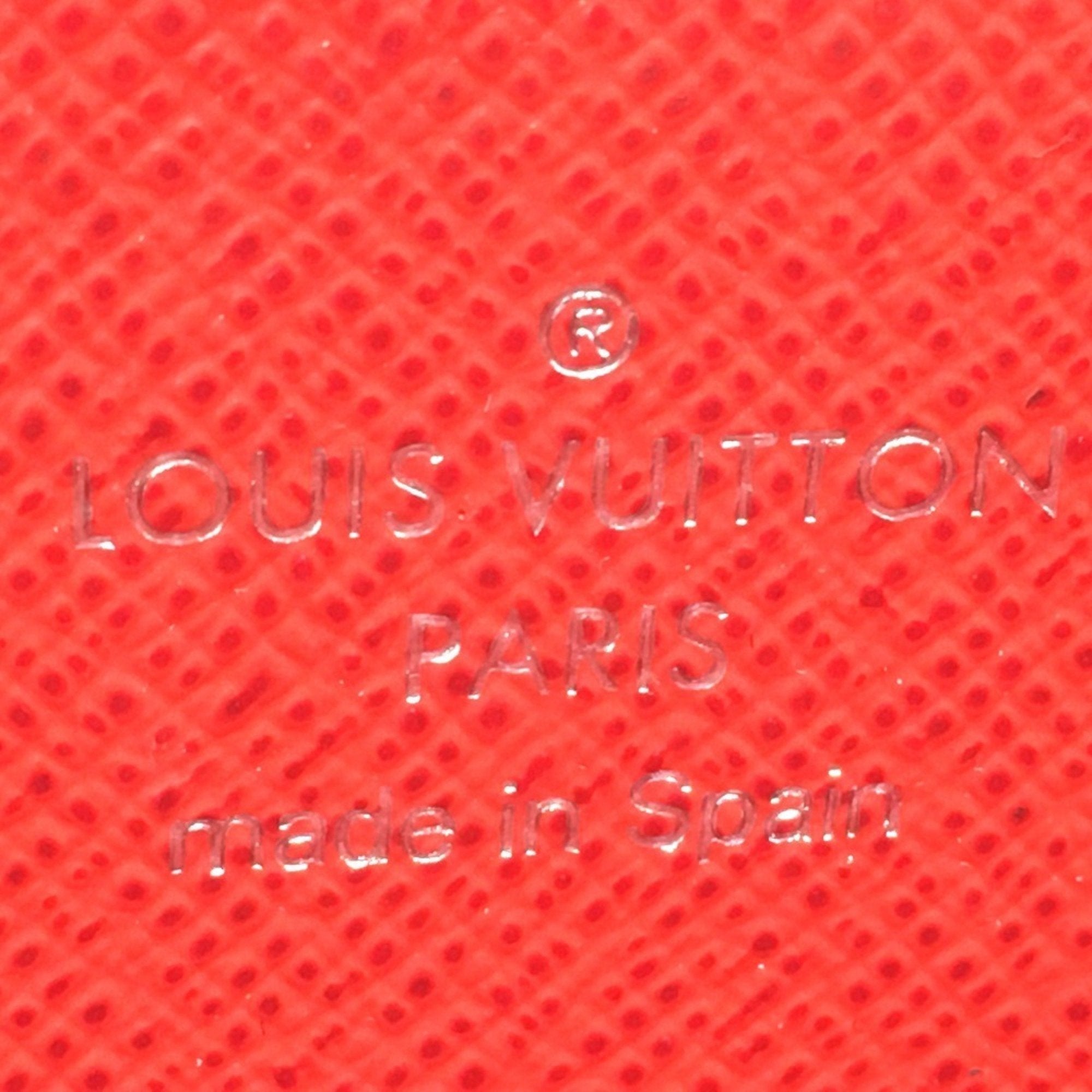 Louis Vuitton Epi Coquelicots Red Color Epi Leather Long Wallet