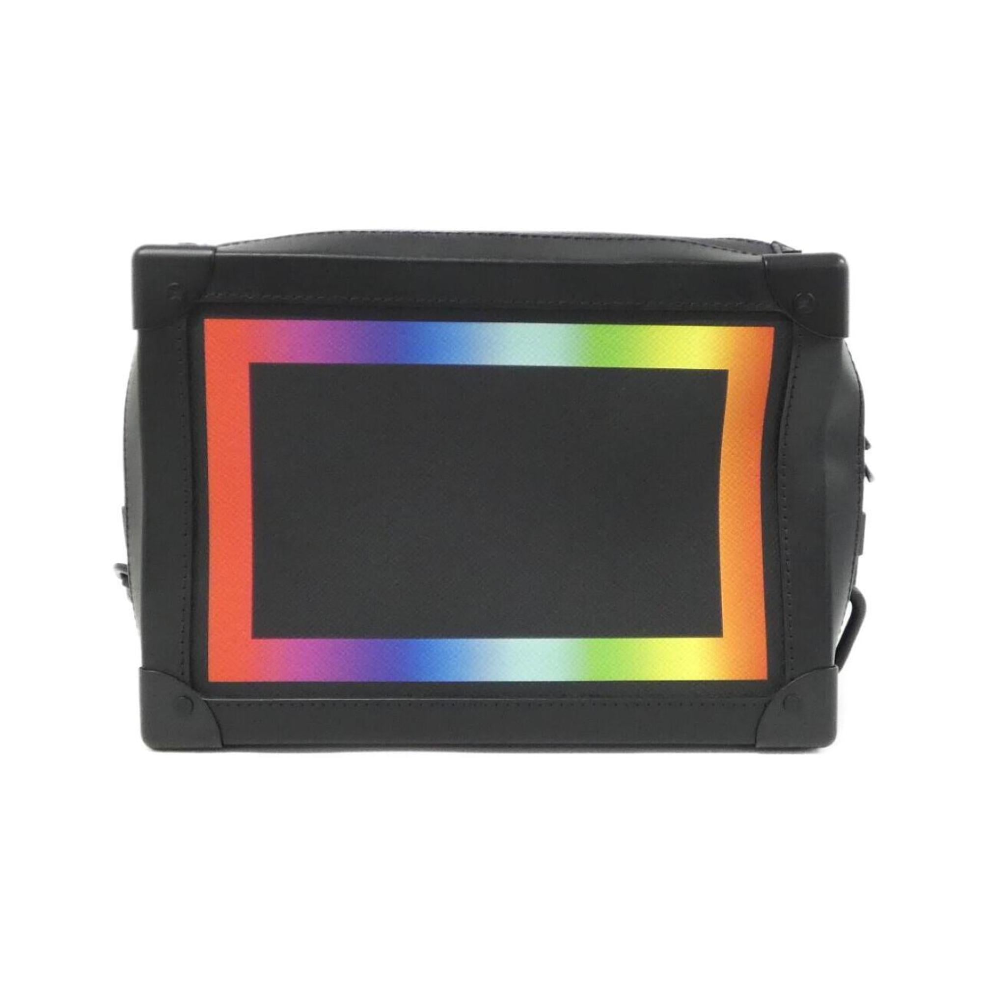 Louis Vuitton Black Leather Shoulder Bag