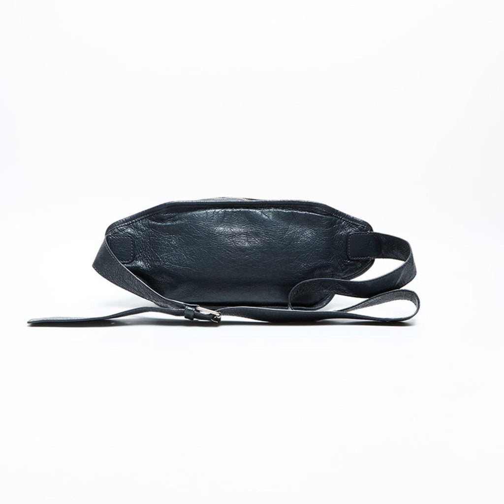 Balenciaga Gray Leather Fanny Pack