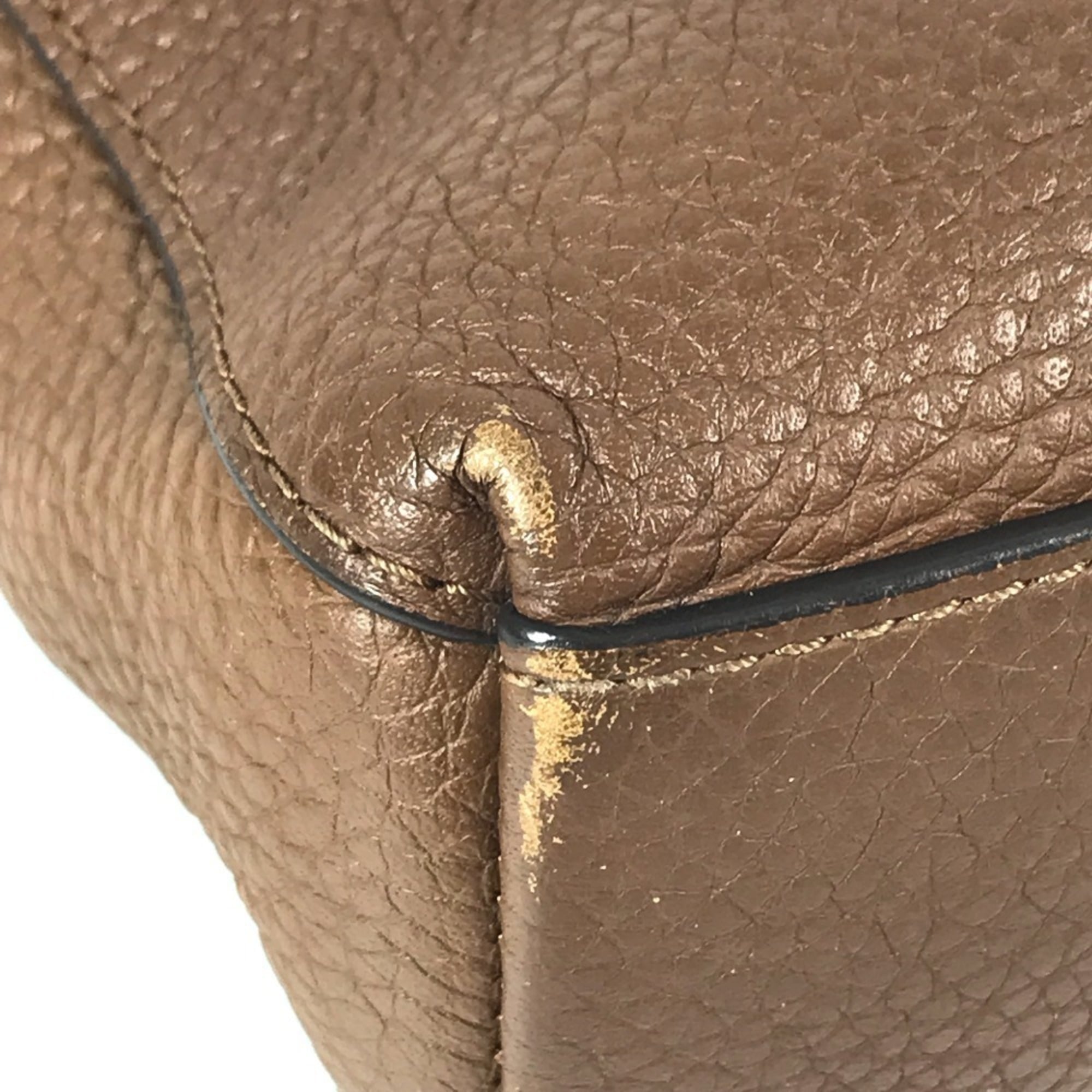 Louis Vuitton Brown Leather Briefcase Handbag Tote Bag