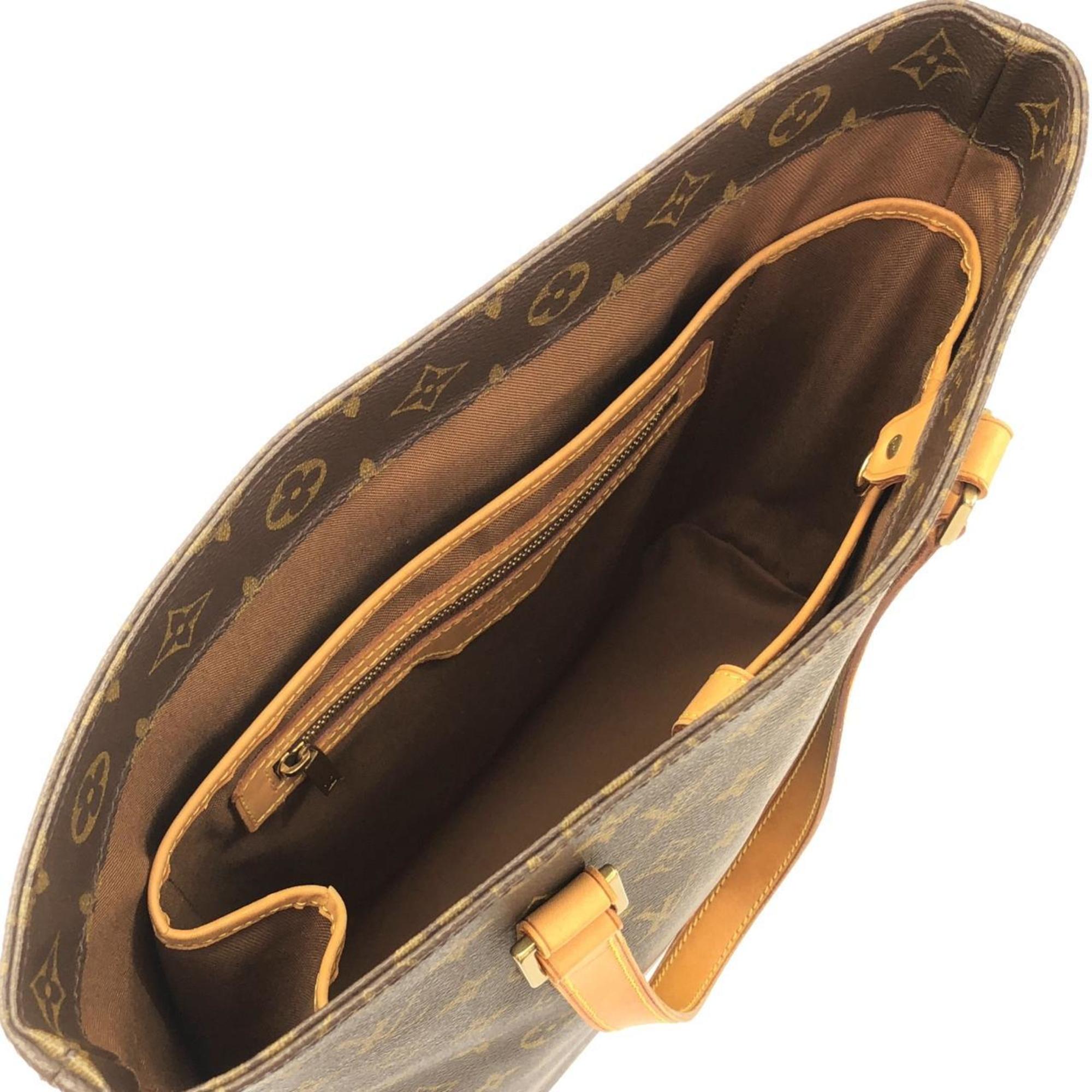Louis Vuitton Marron Coated Canvas Handbag
