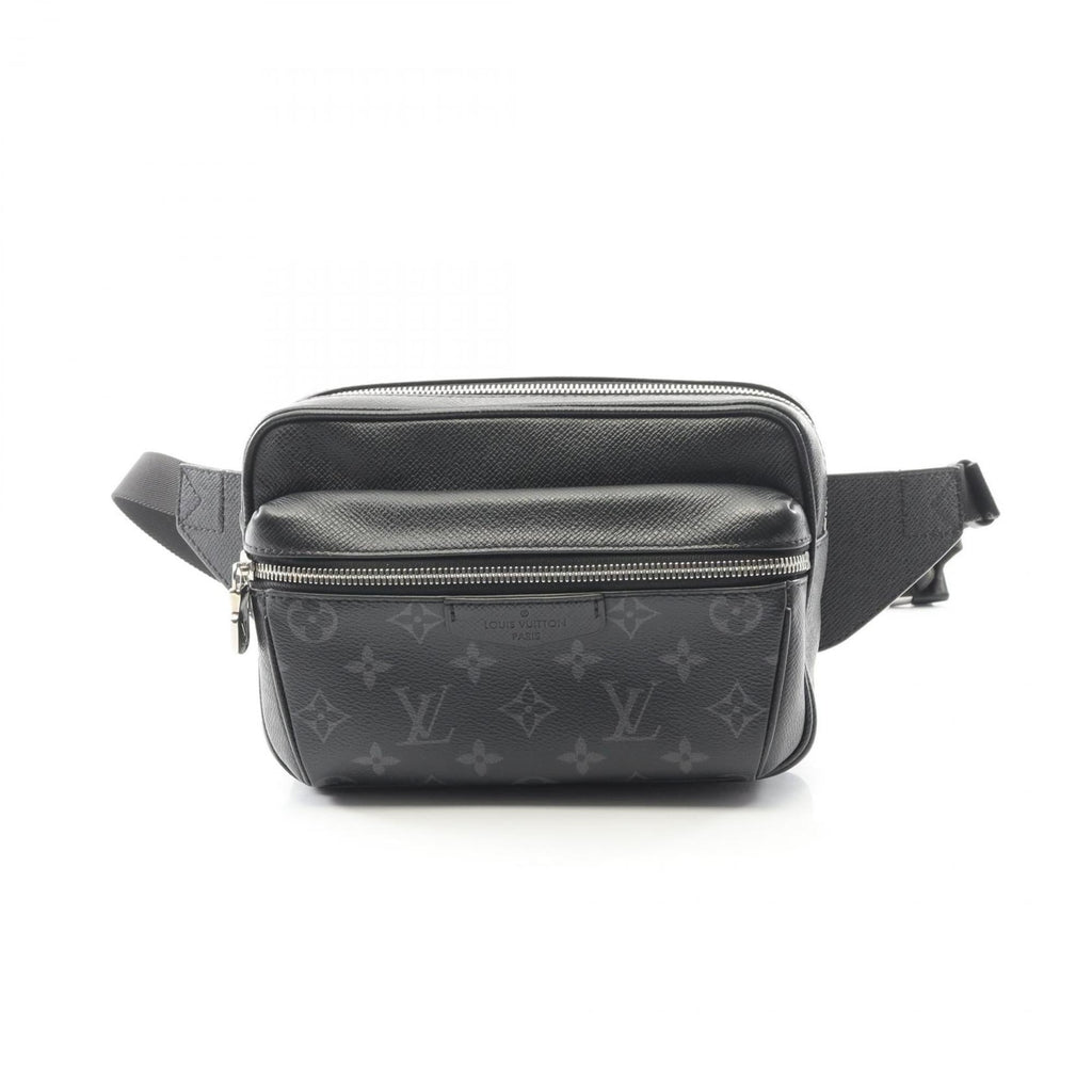 Louis Vuitton Black Coated Canvas Leather Fanny Pack