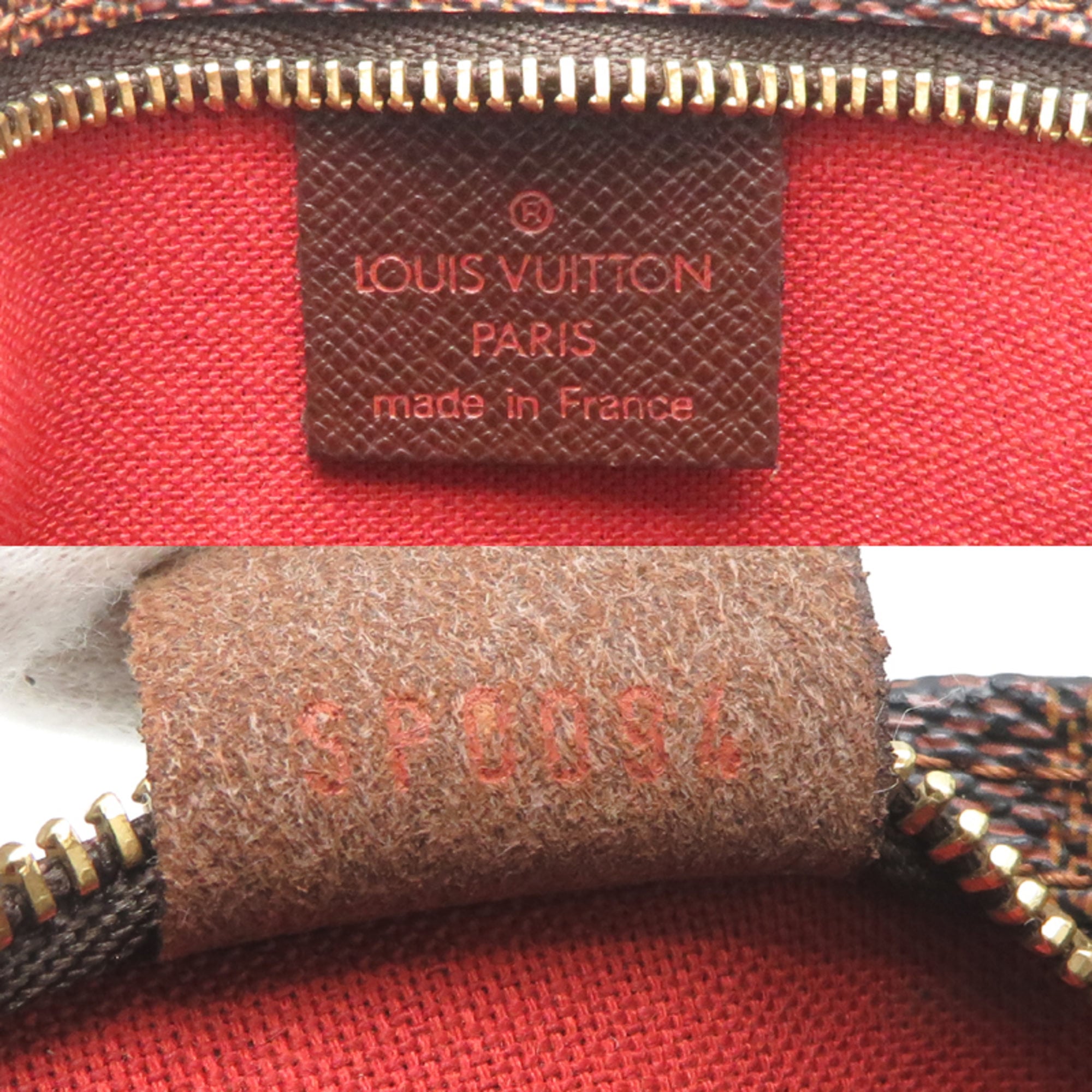 Louis Vuitton Brown Damier Canvas Handbag