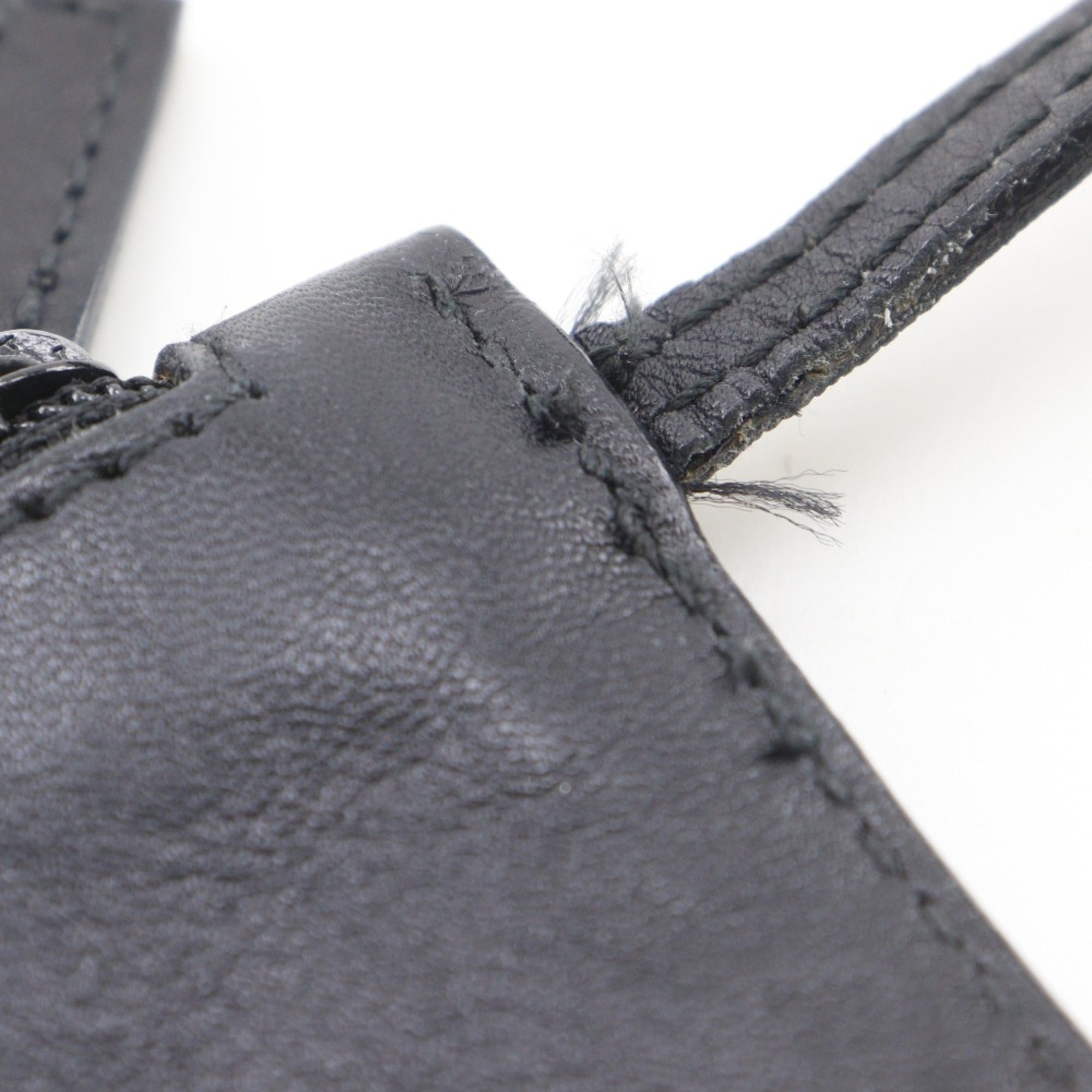 Gucci Black Leather Tote Bag (Pre-Owned)