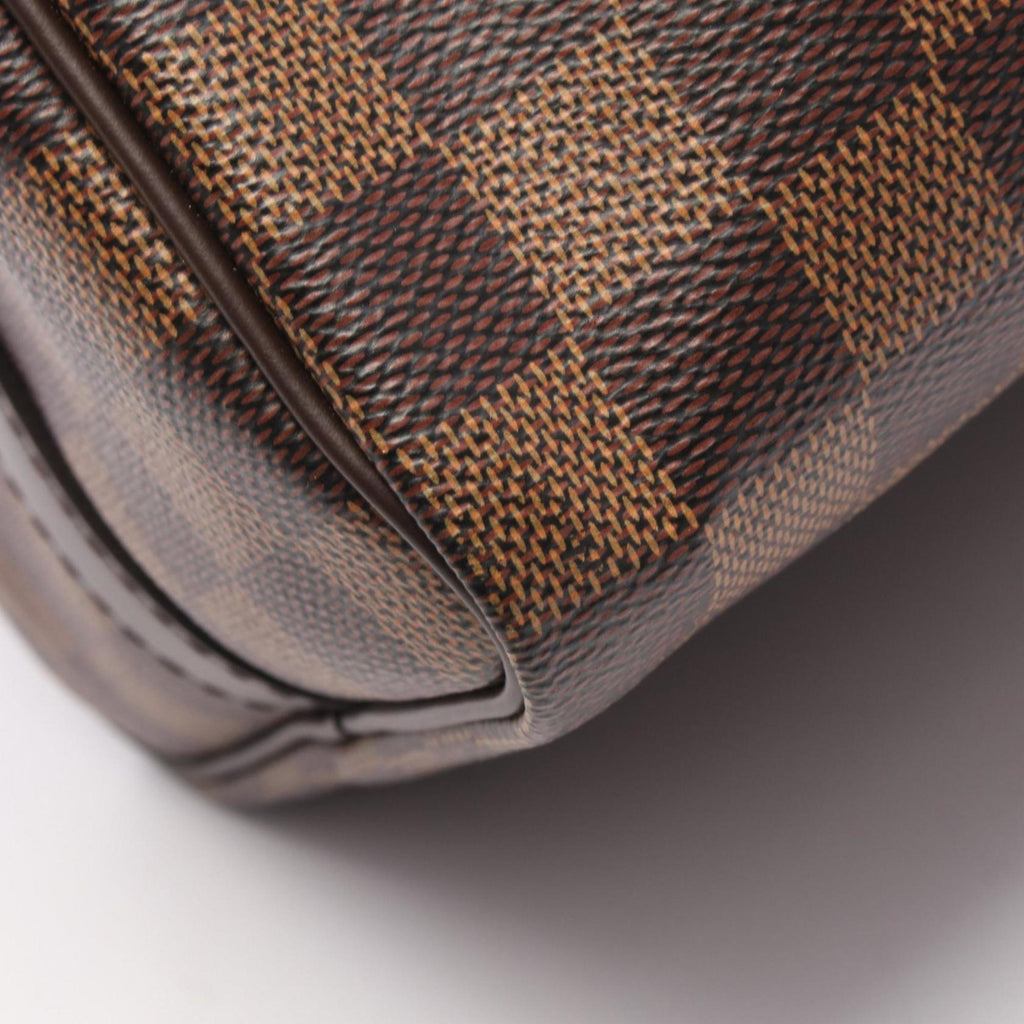 Louis Vuitton Brown Ebene Coated Canvas Leather Handbag
