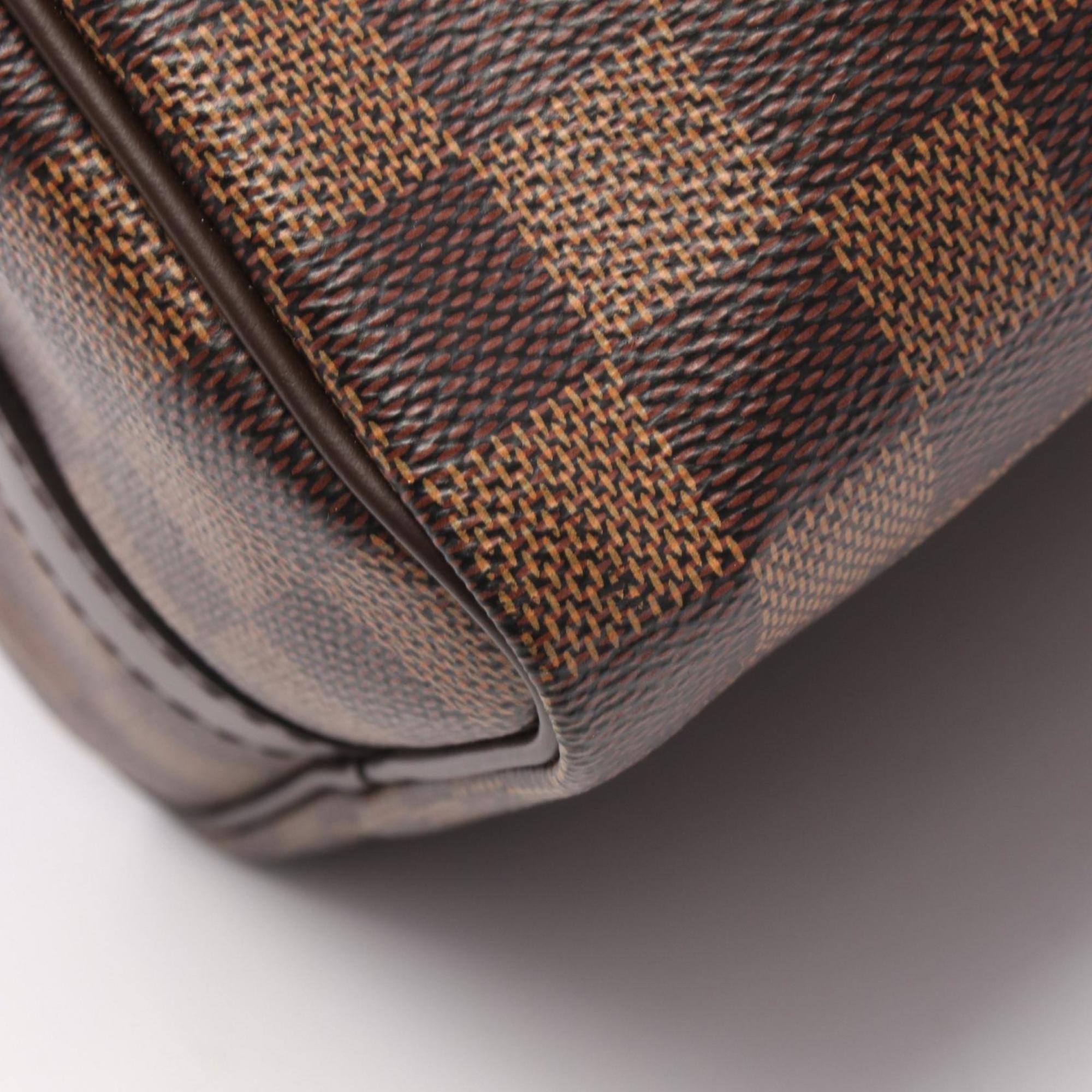 Louis Vuitton Brown Ebene Coated Canvas Leather Handbag
