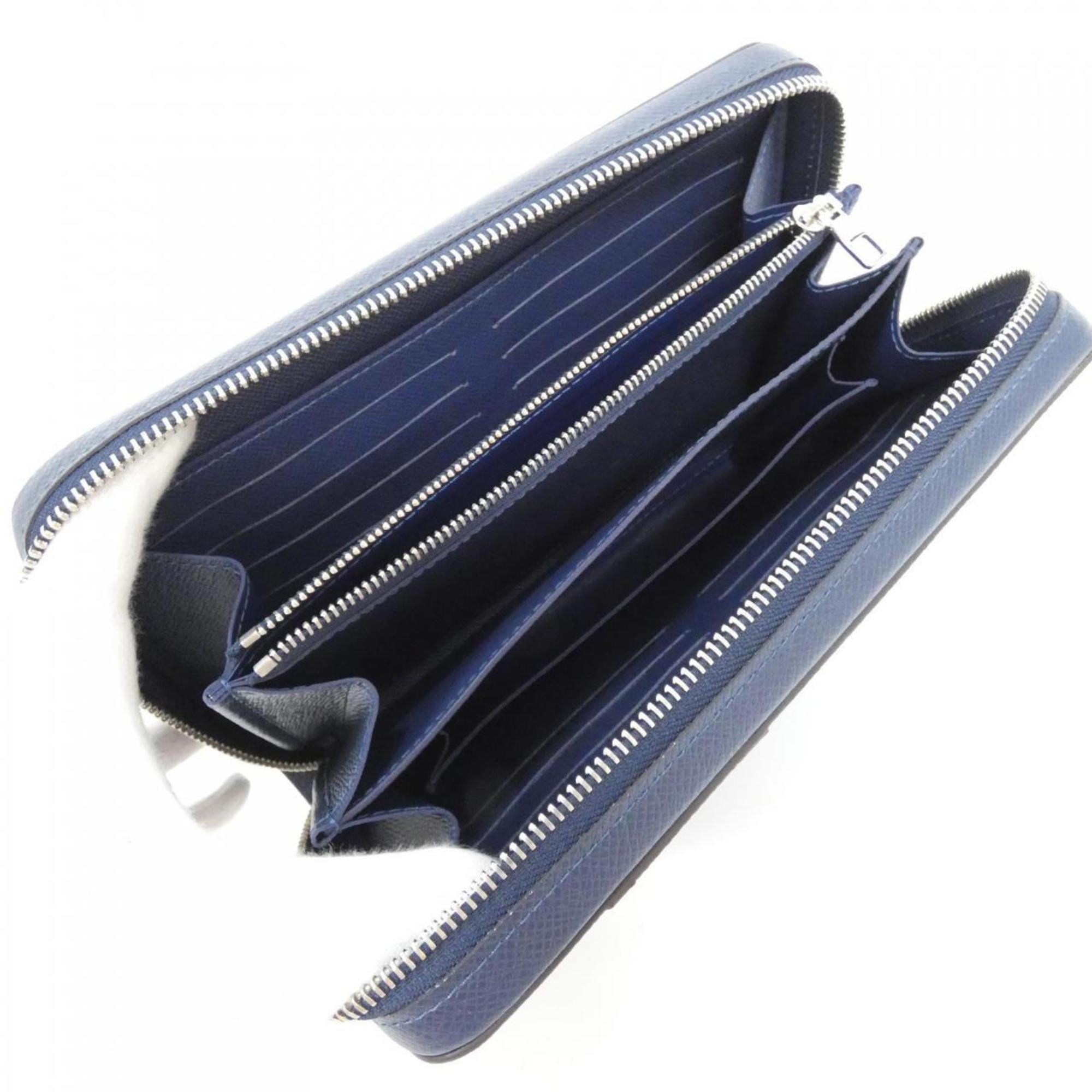 Louis Vuitton Blue Leather Long Wallet
