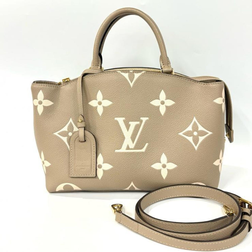 Louis Vuitton Beige Ivory Tourterelle Monogram Empreinte Handbag