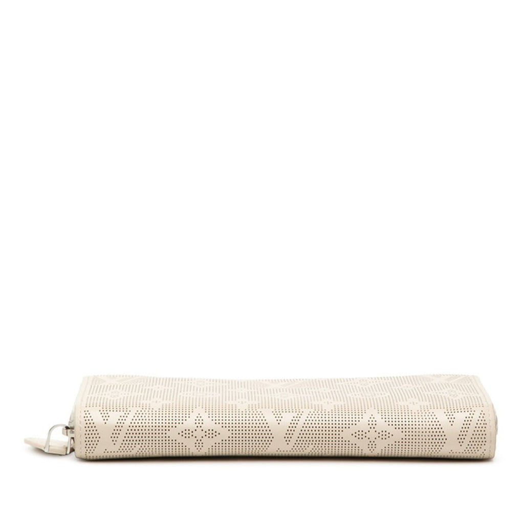 Louis Vuitton Mahina Beige Leather Long Wallet