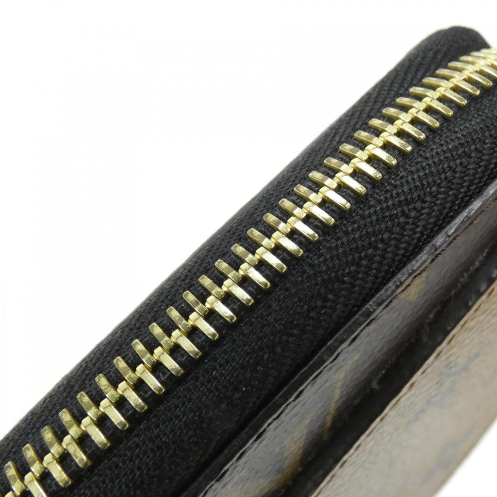 Louis Vuitton Marron Coated Canvas Long Wallet