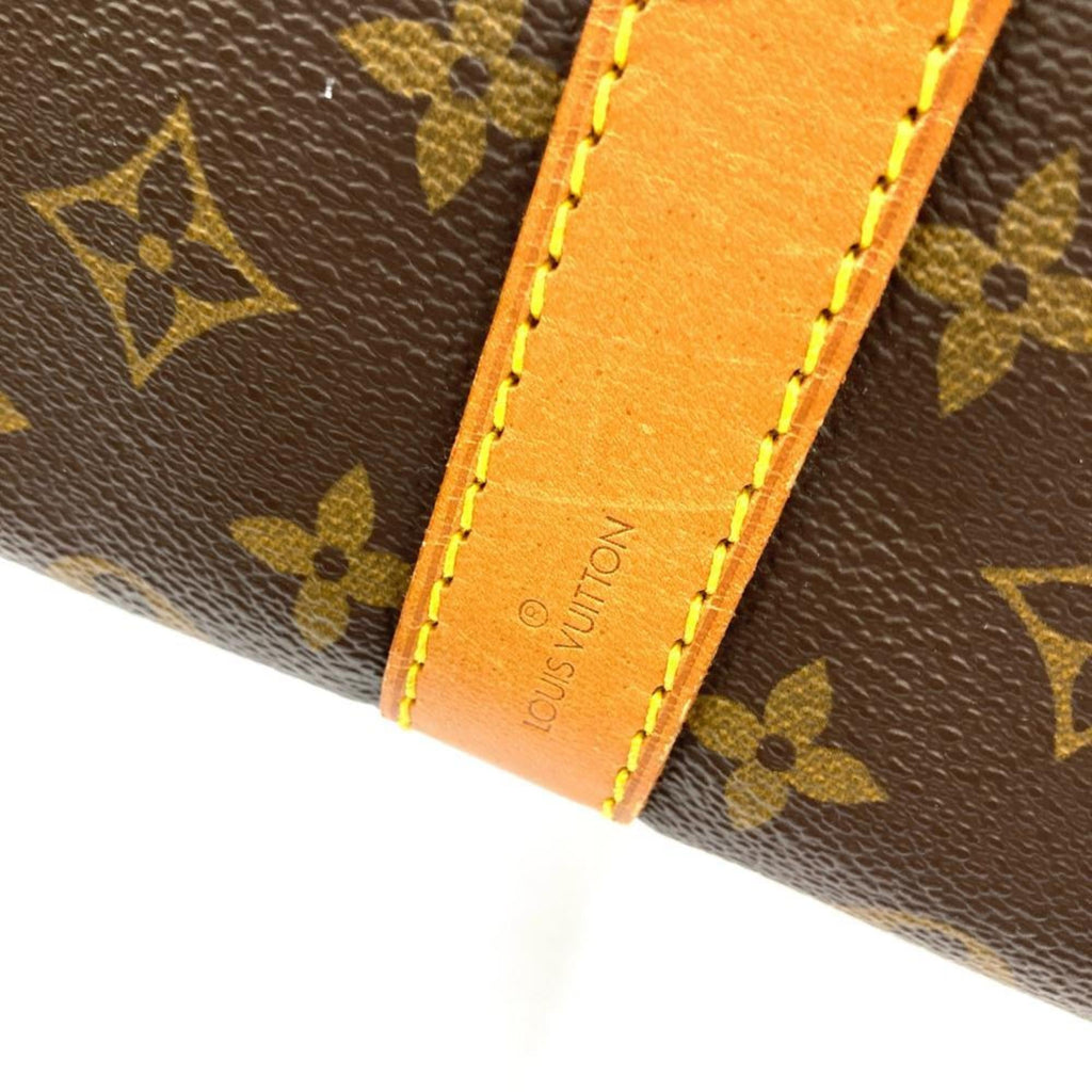 Louis Vuitton Monogram Brown Monogram Leather Boston Bag