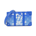 Louis Vuitton Monogram Blue Coated Canvas Shoulder Bag