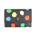 Louis Vuitton Black Leather Wallet (Tri-Fold)