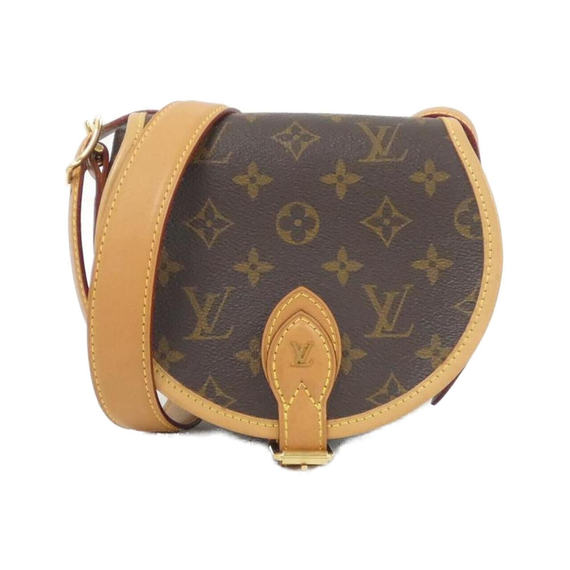 Louis Vuitton Brown Coated Canvas Shoulder Bag