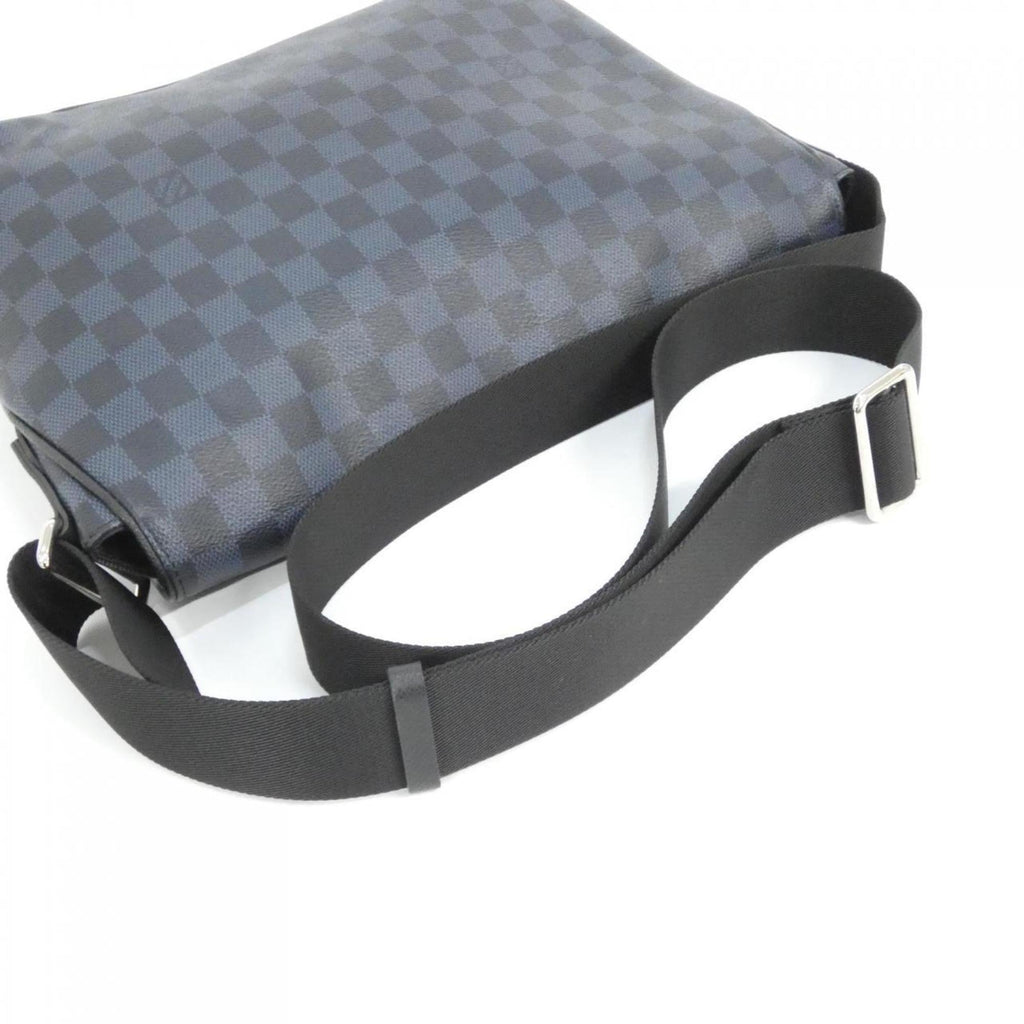 Louis Vuitton Black Cobalt Coated Canvas Shoulder Bag