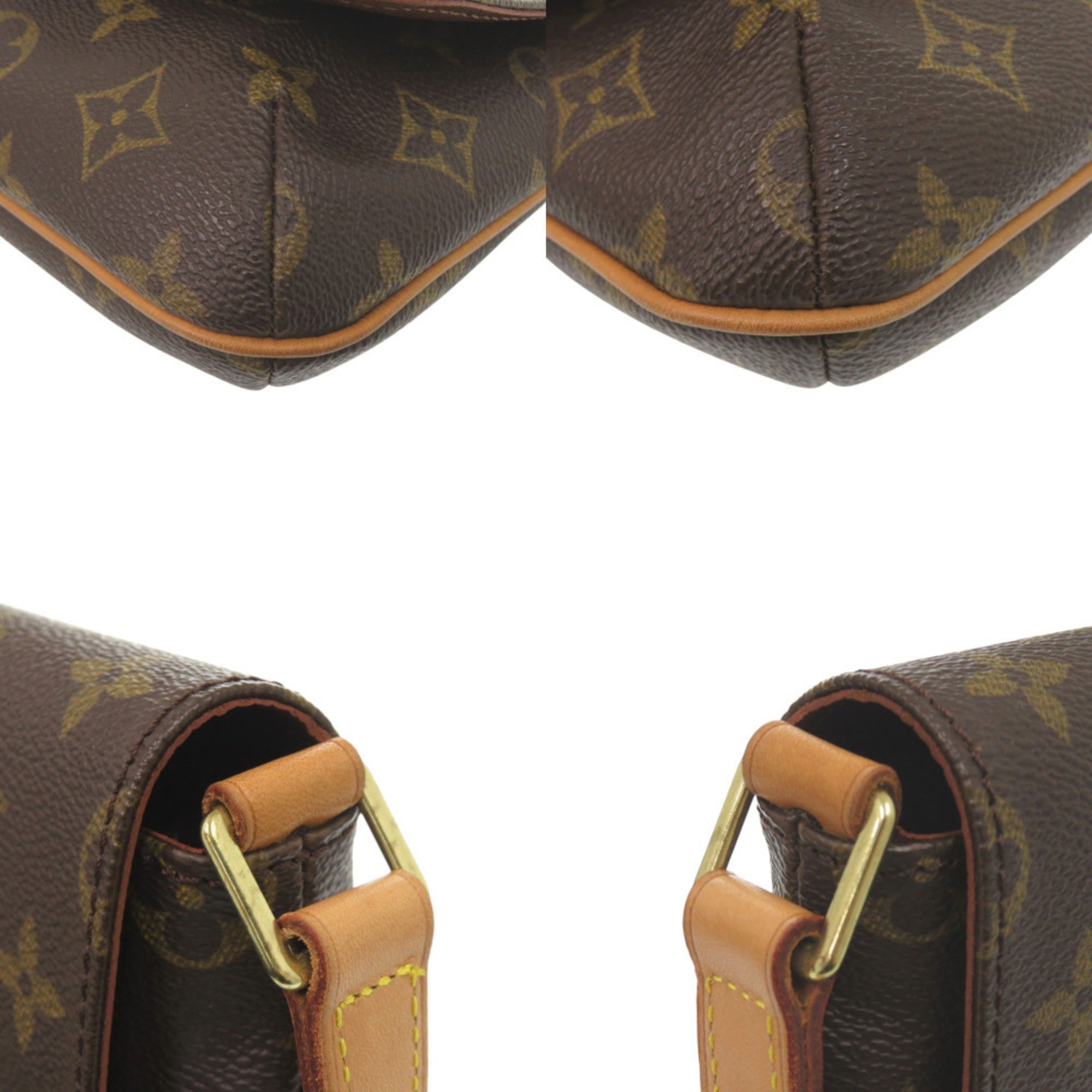 Louis Vuitton Brown Monogram Canvas Shoulder Bag
