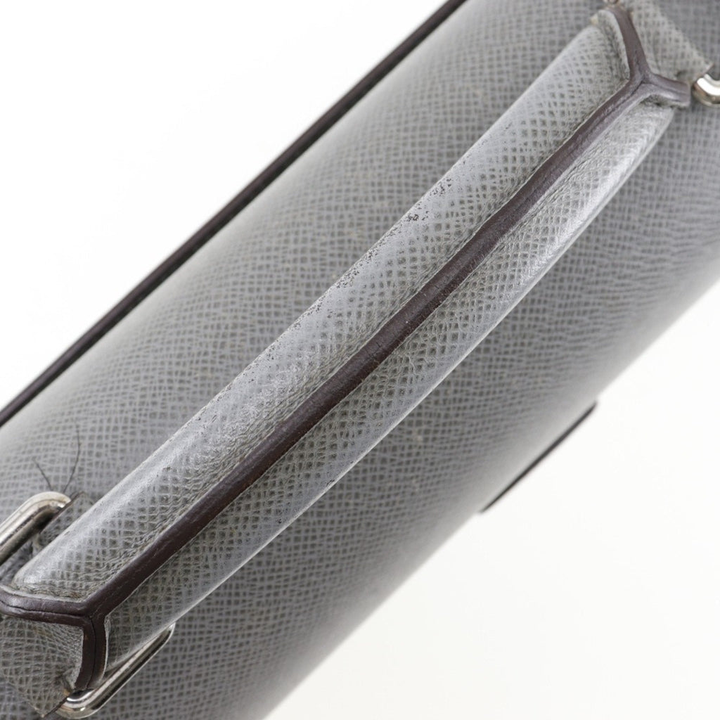Louis Vuitton Glacier Gray Taiga Leather Briefcase