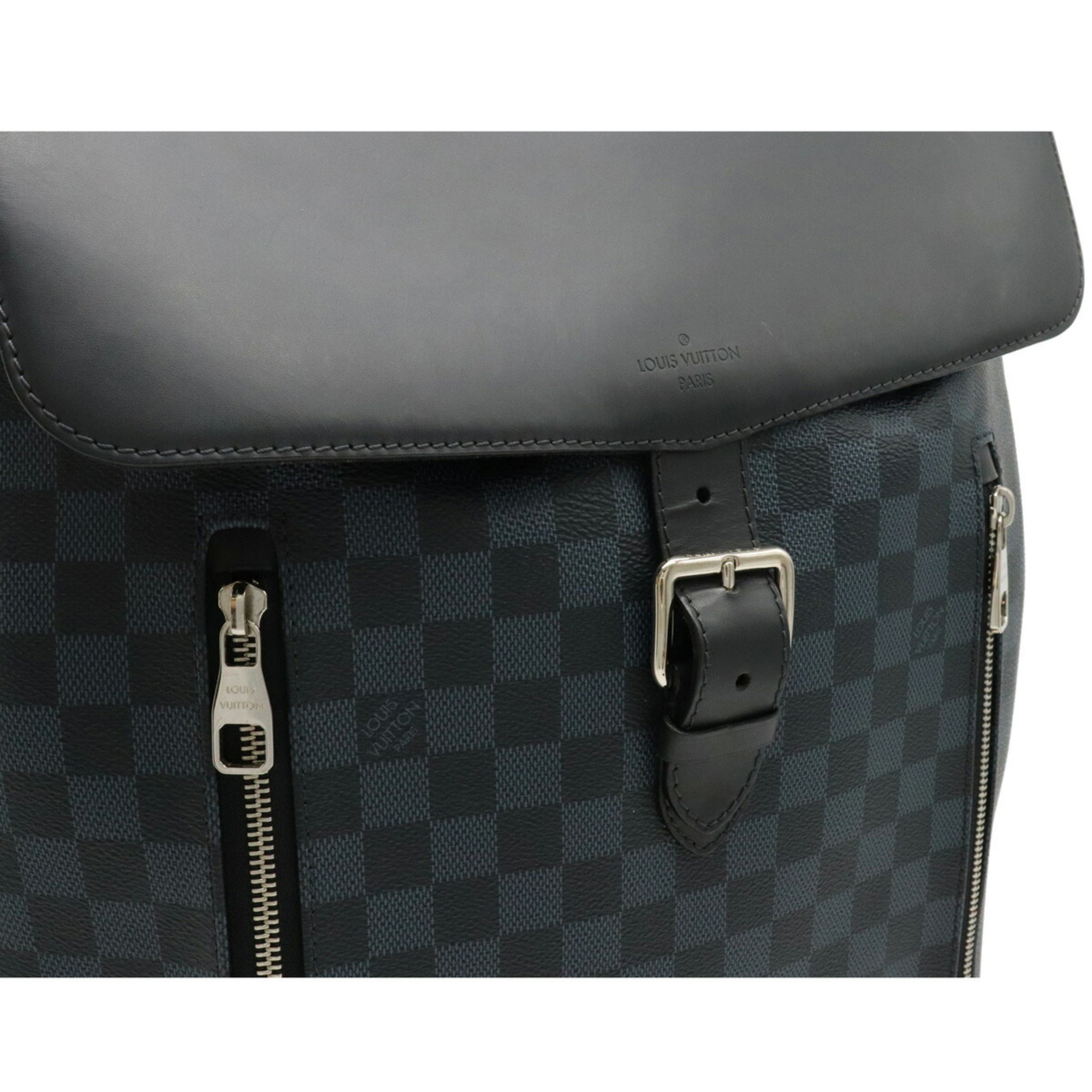 Louis Vuitton Damier Cobalt Newport Backpack Rucksack Daypack PVC N41586