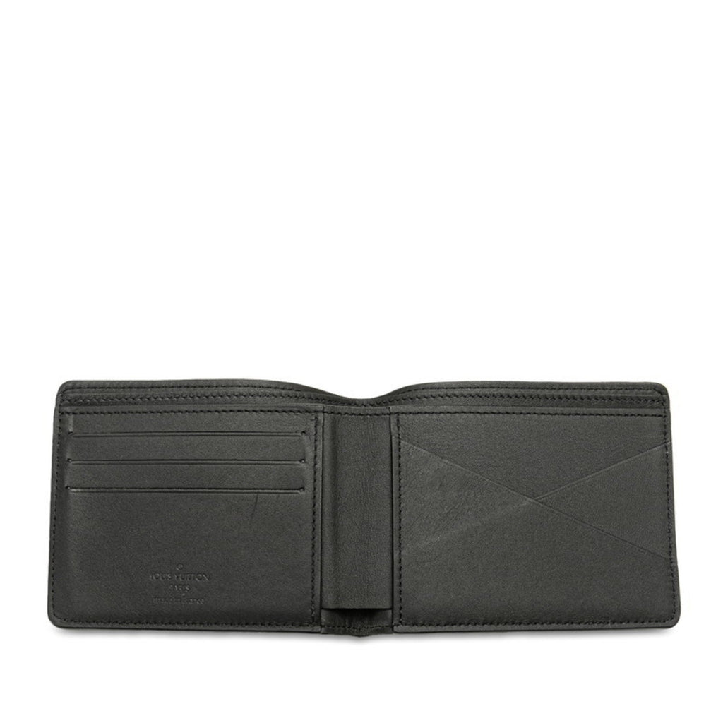 Louis Vuitton Black Noir Leather Bill Wallet