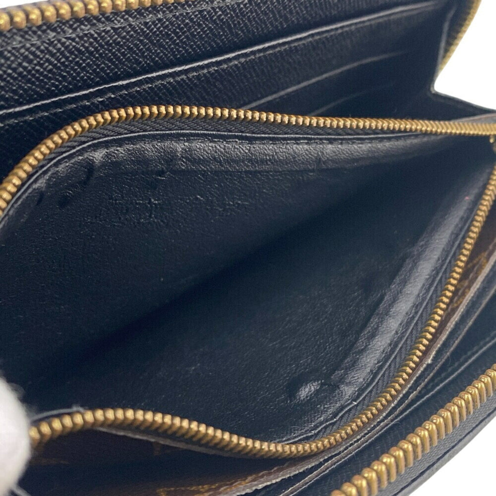Louis Vuitton Monogram Black Brown Monogram Monogram Long Wallet
