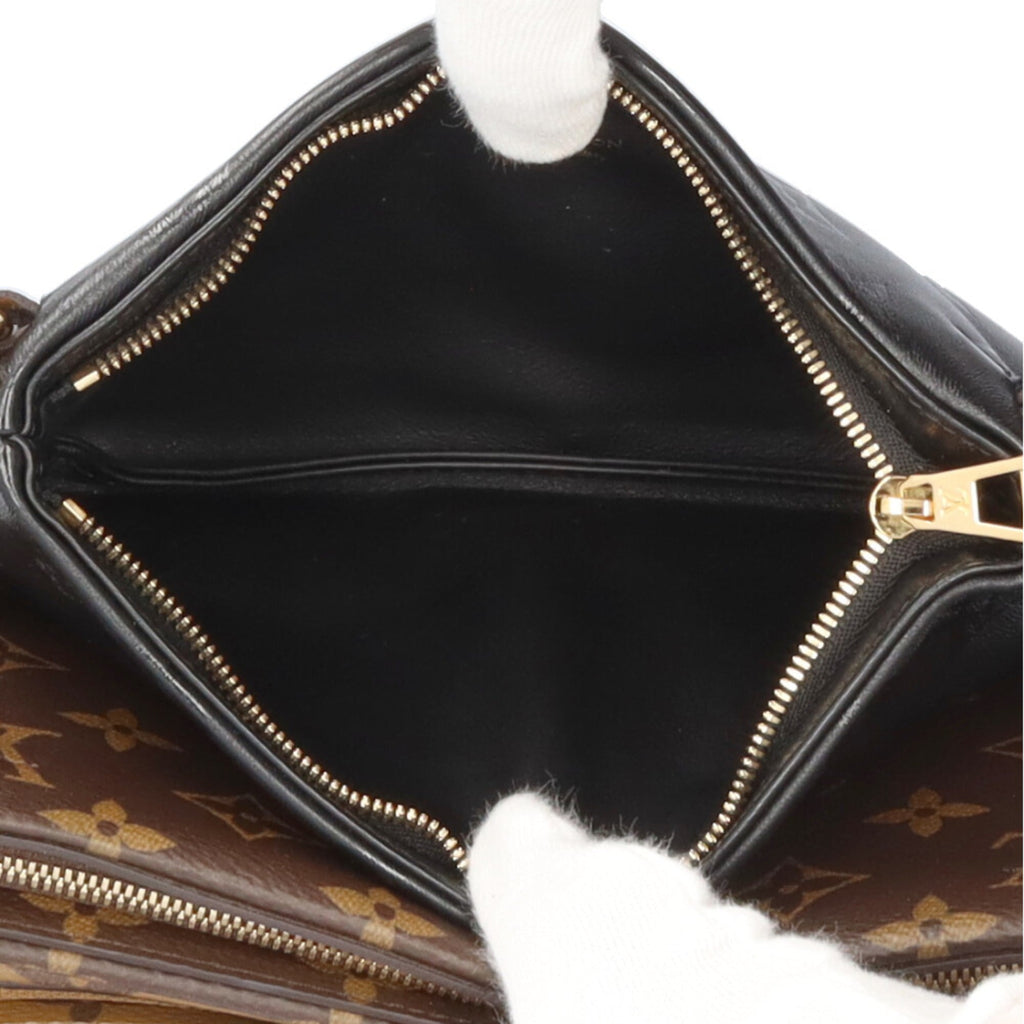 Louis Vuitton Monogram Brown Monogram Monogram Reverse Monogram Monogram Reverse Pochette Shoulder Bag