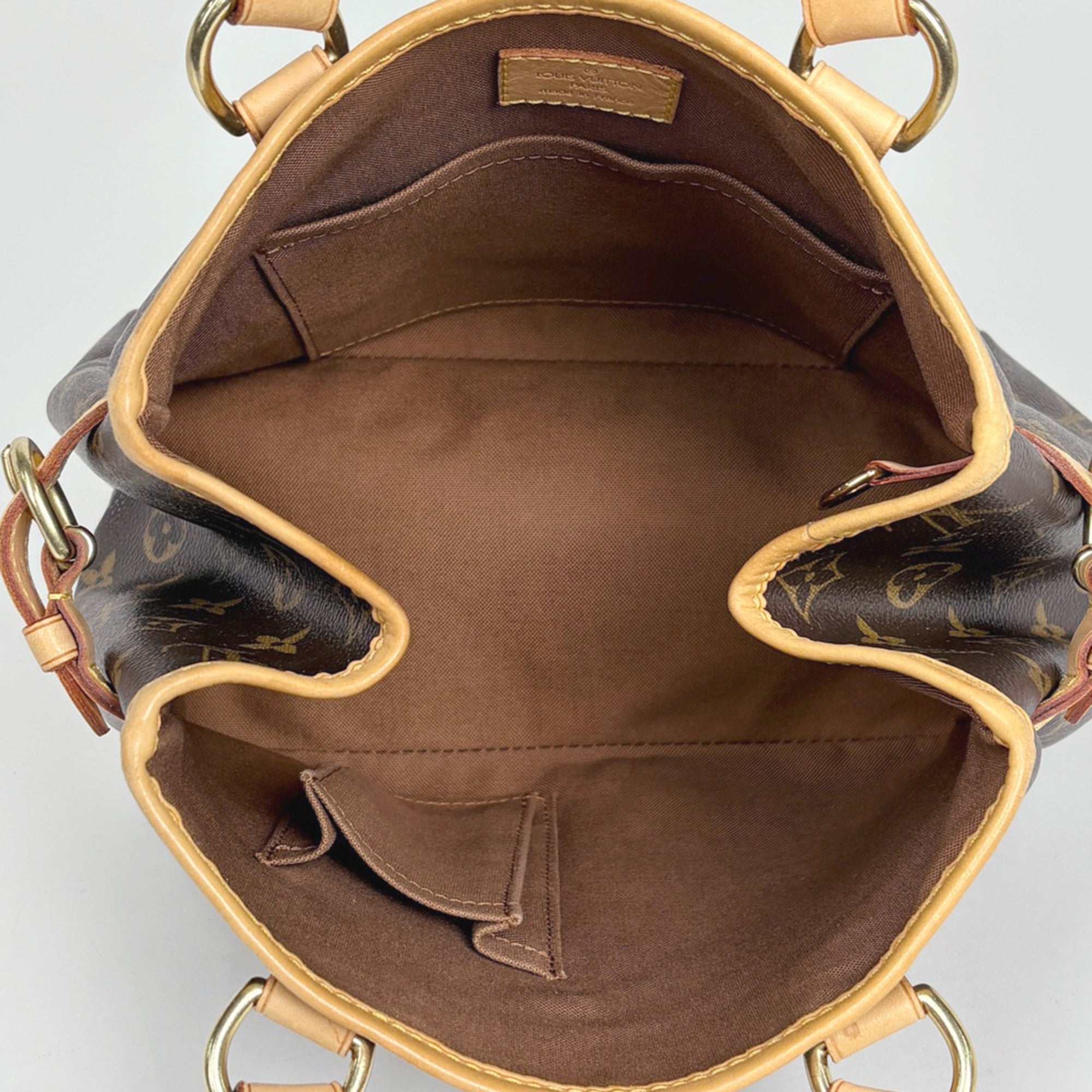 Louis Vuitton Brown Monogram Handbag Tote Bag