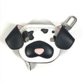 Louis Vuitton Black Multi-Color White Monogram Canvas Coin Purse/Coin Case