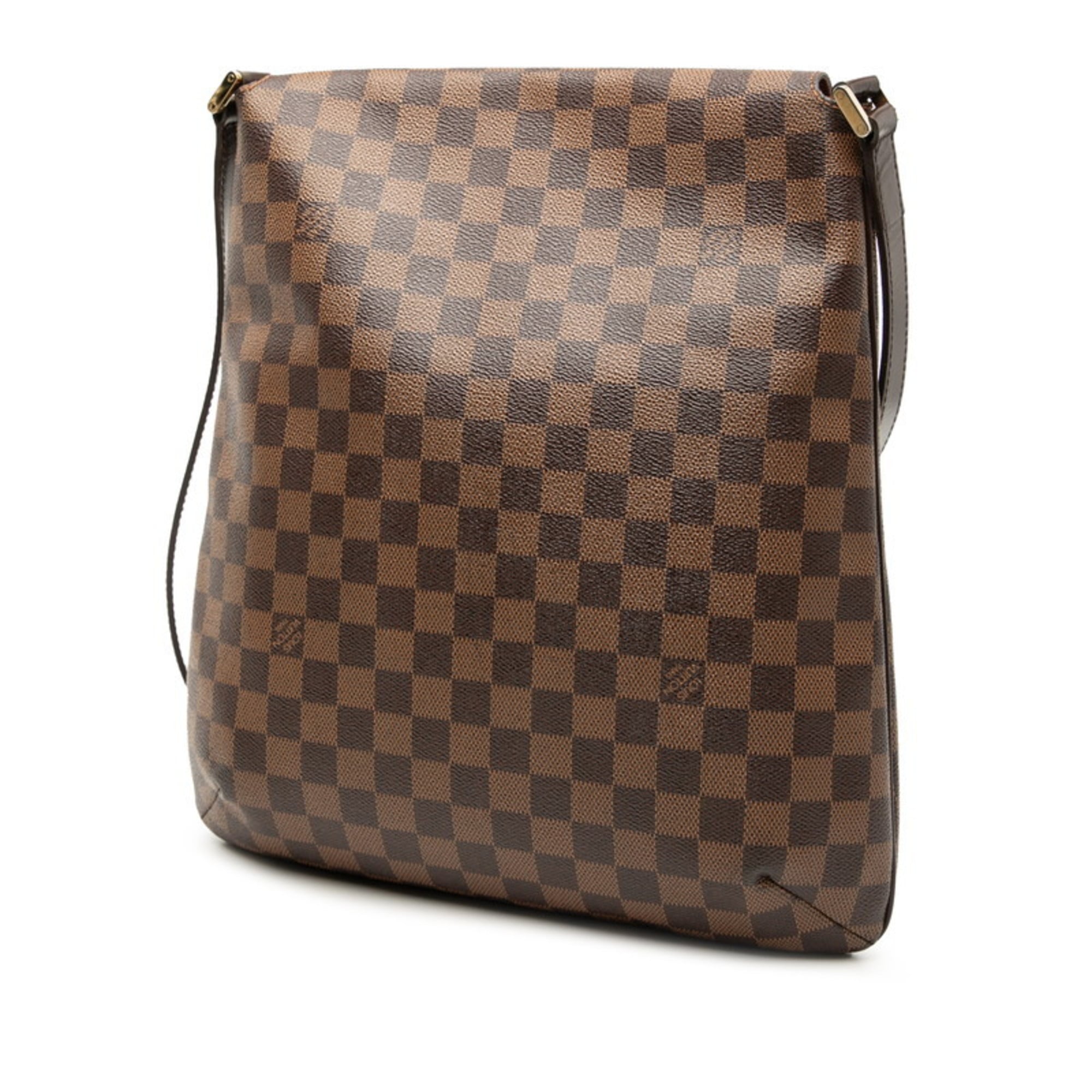 Louis Vuitton Brown Pvc Leather Shoulder Bag