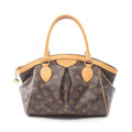 Louis Vuitton Brown Coated Canvas Pvc Leather Monogram Handbag