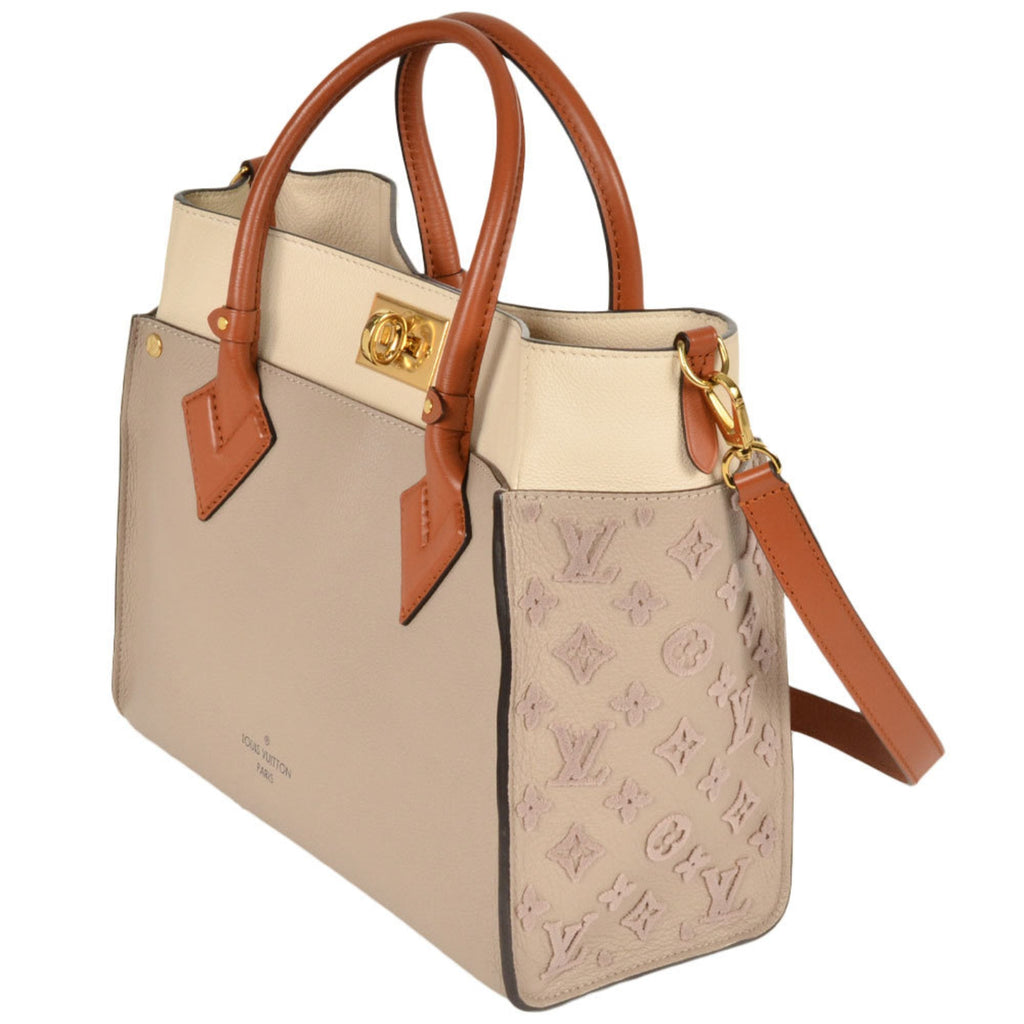 Louis Vuitton Beige Galle Leather Handbag