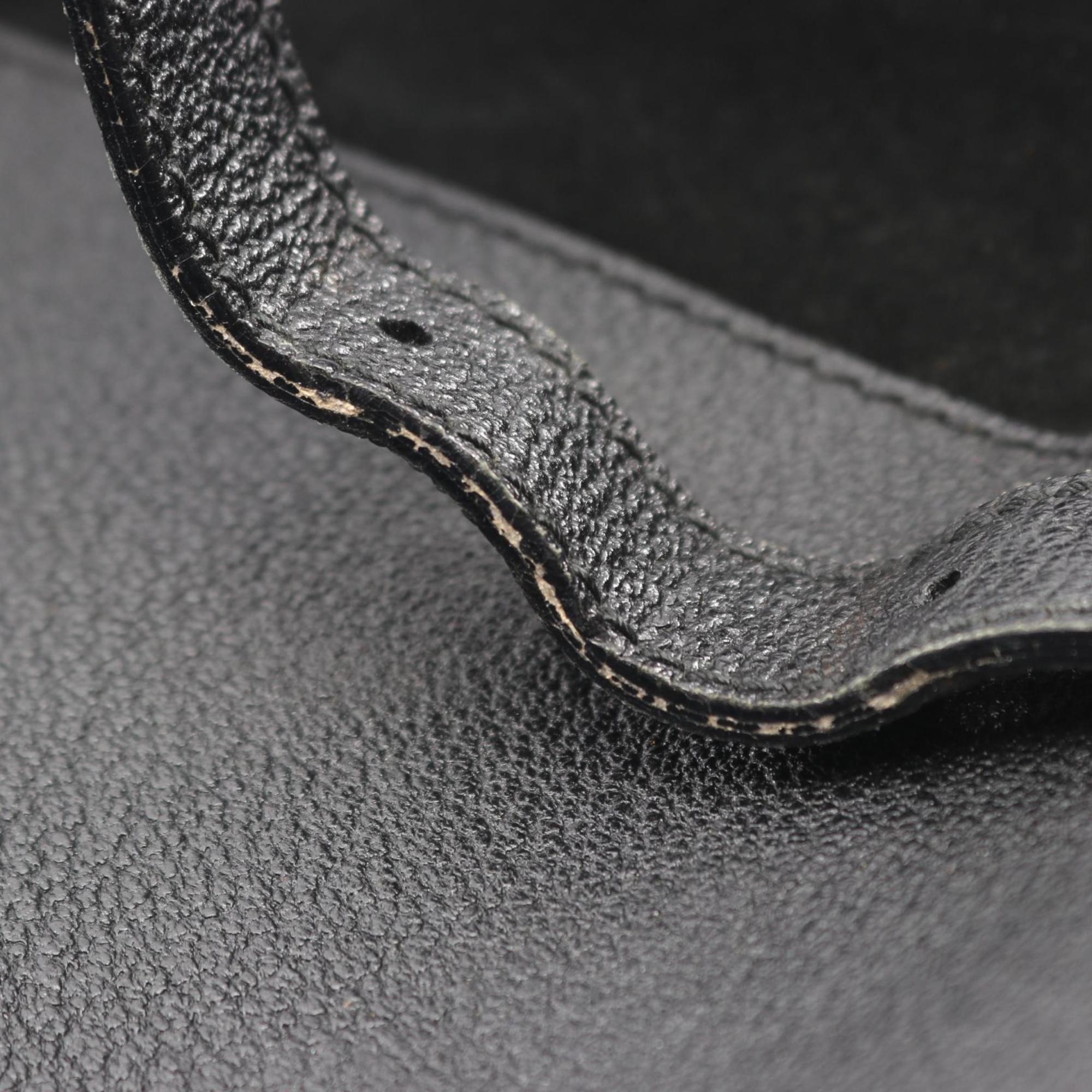 Gucci Black Suede Leather Backpack (Pre-Owned)