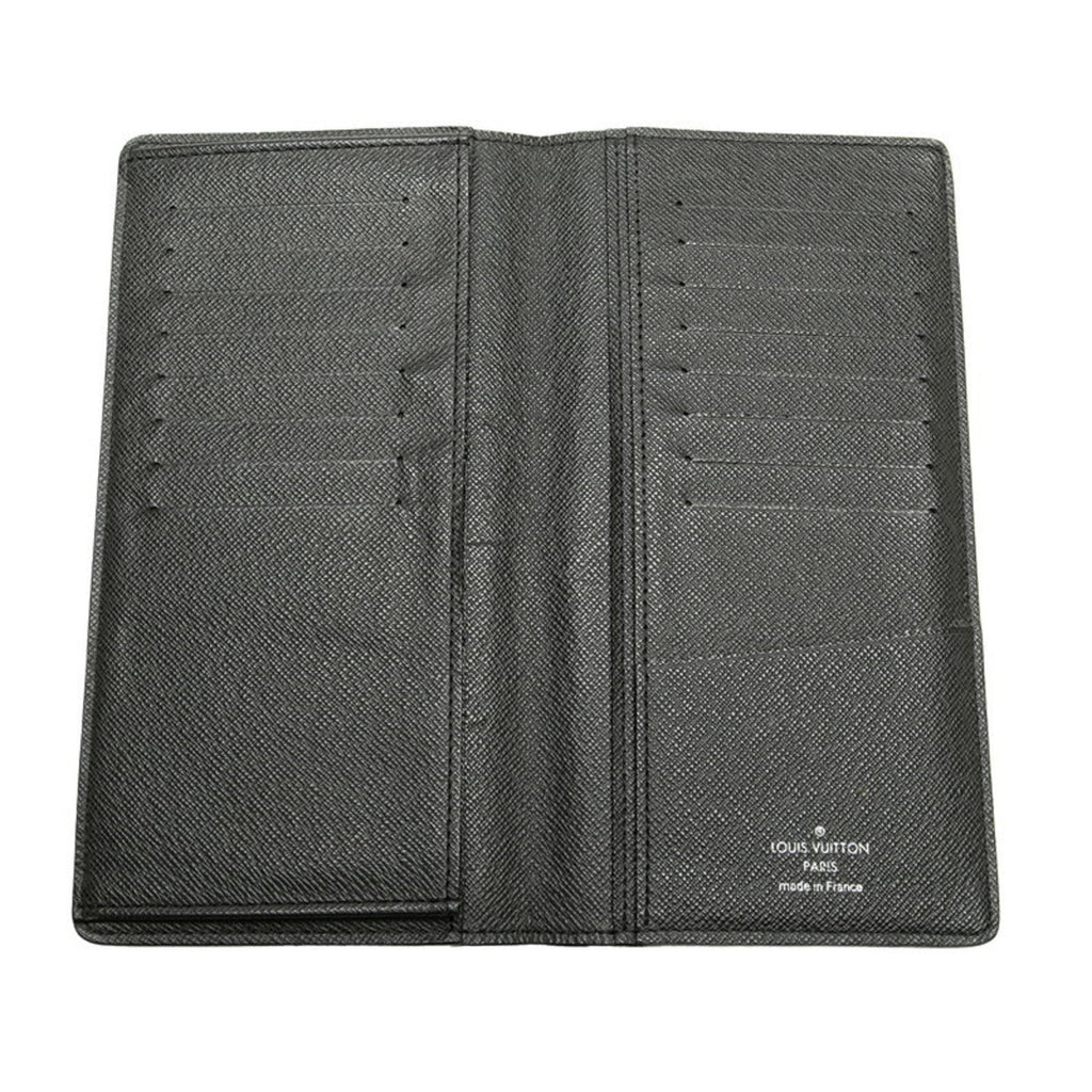 Louis Vuitton Taiga Black Noir Taiga Leather Coin Purse/Coin Case